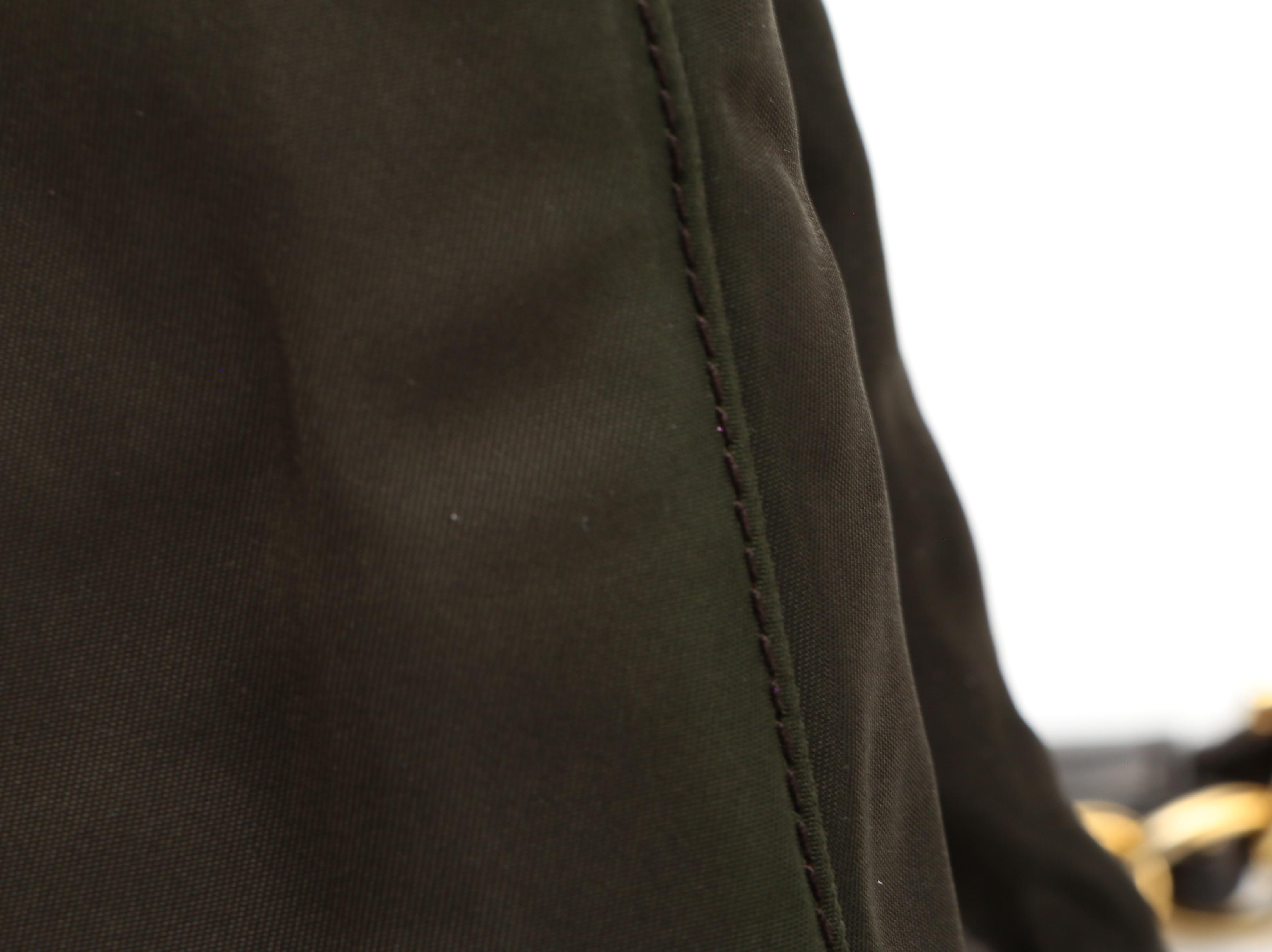 Prada Shoulder Bag in Black Tessuto Nylon with Leather Trim and Interwoven Strap