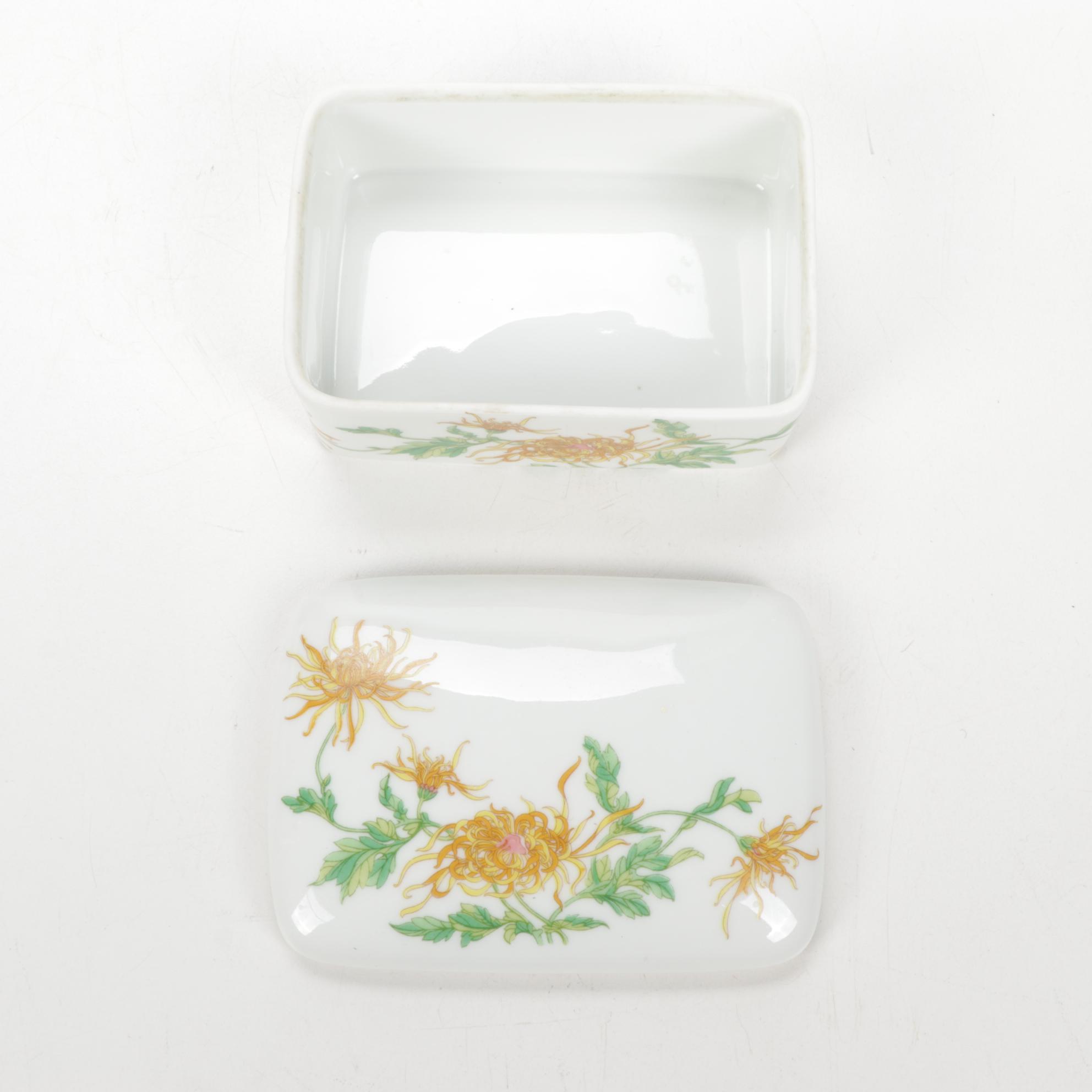 Tiffany & Co., Haviland and Georges Boyer Porcelain Limoges Boxes