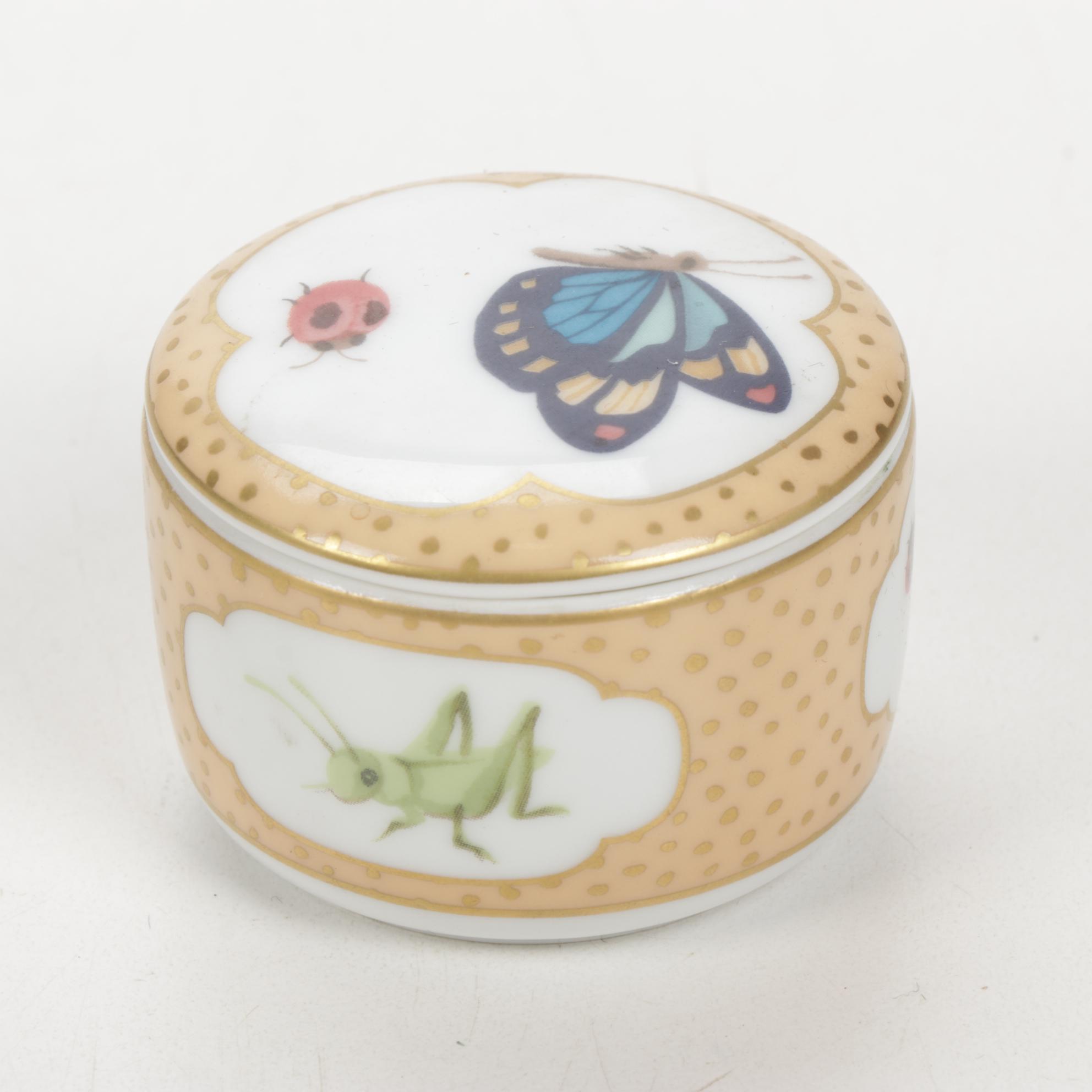 Tiffany & Co., Haviland and Georges Boyer Porcelain Limoges Boxes