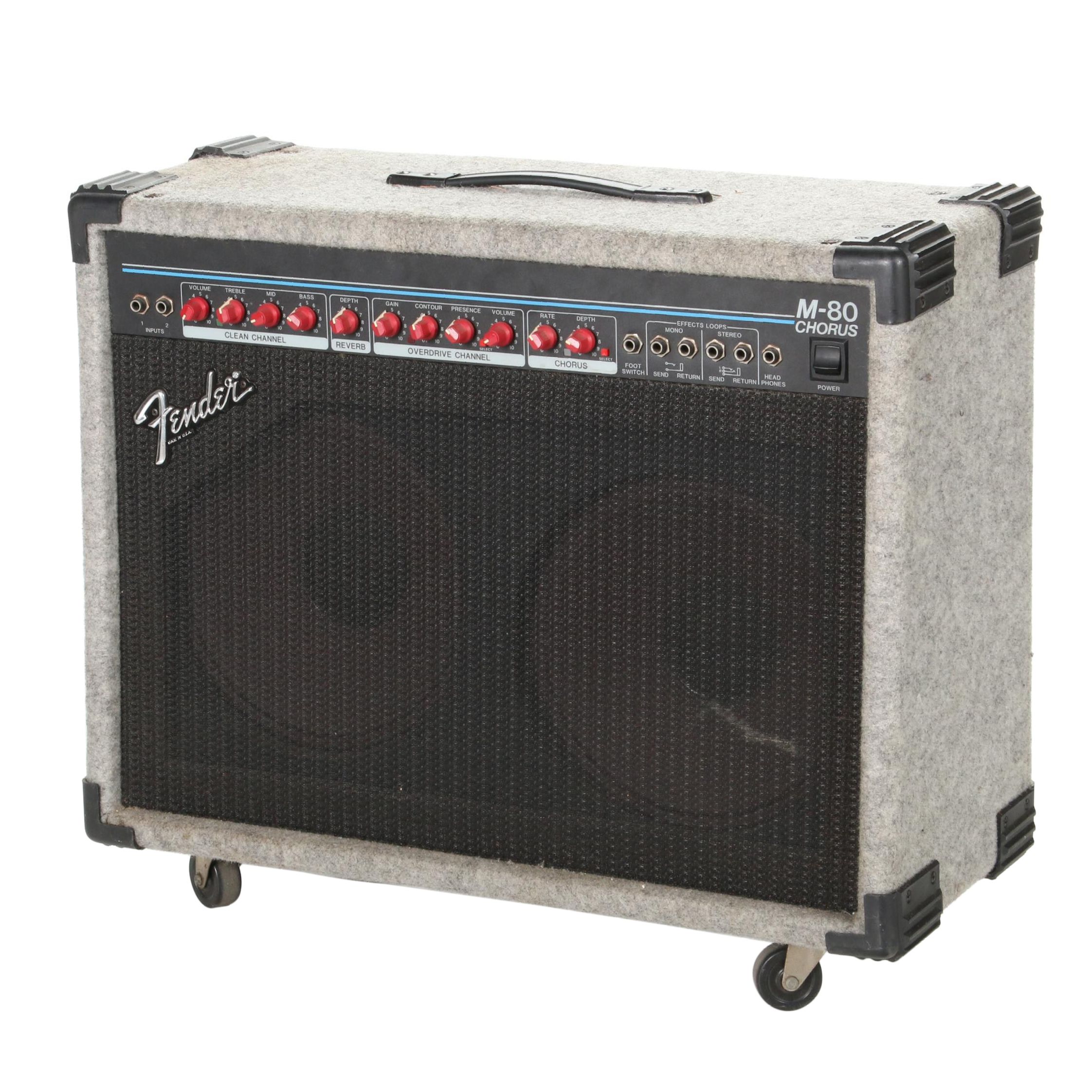 Fender M-80 Chorus Solid State Guitar Amplifier