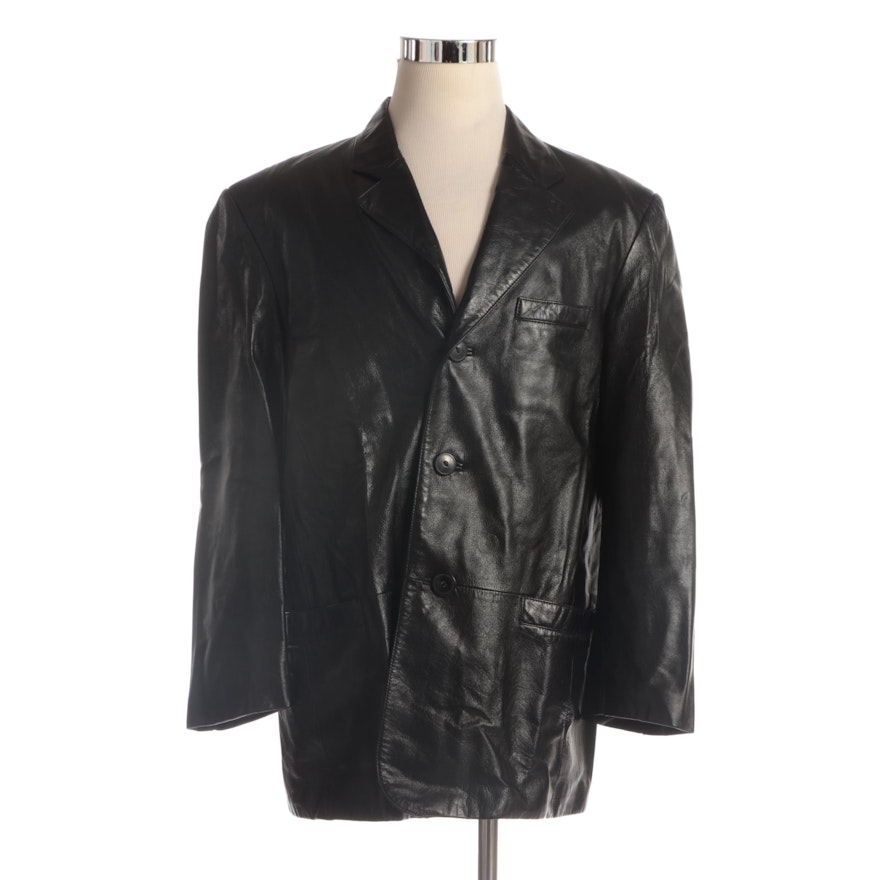 Men's Danier Black Leather Jacket