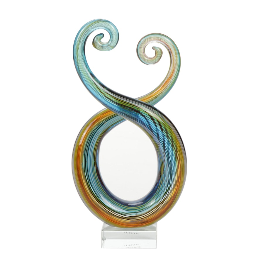 Handblown Murano Art Glass Sculpture