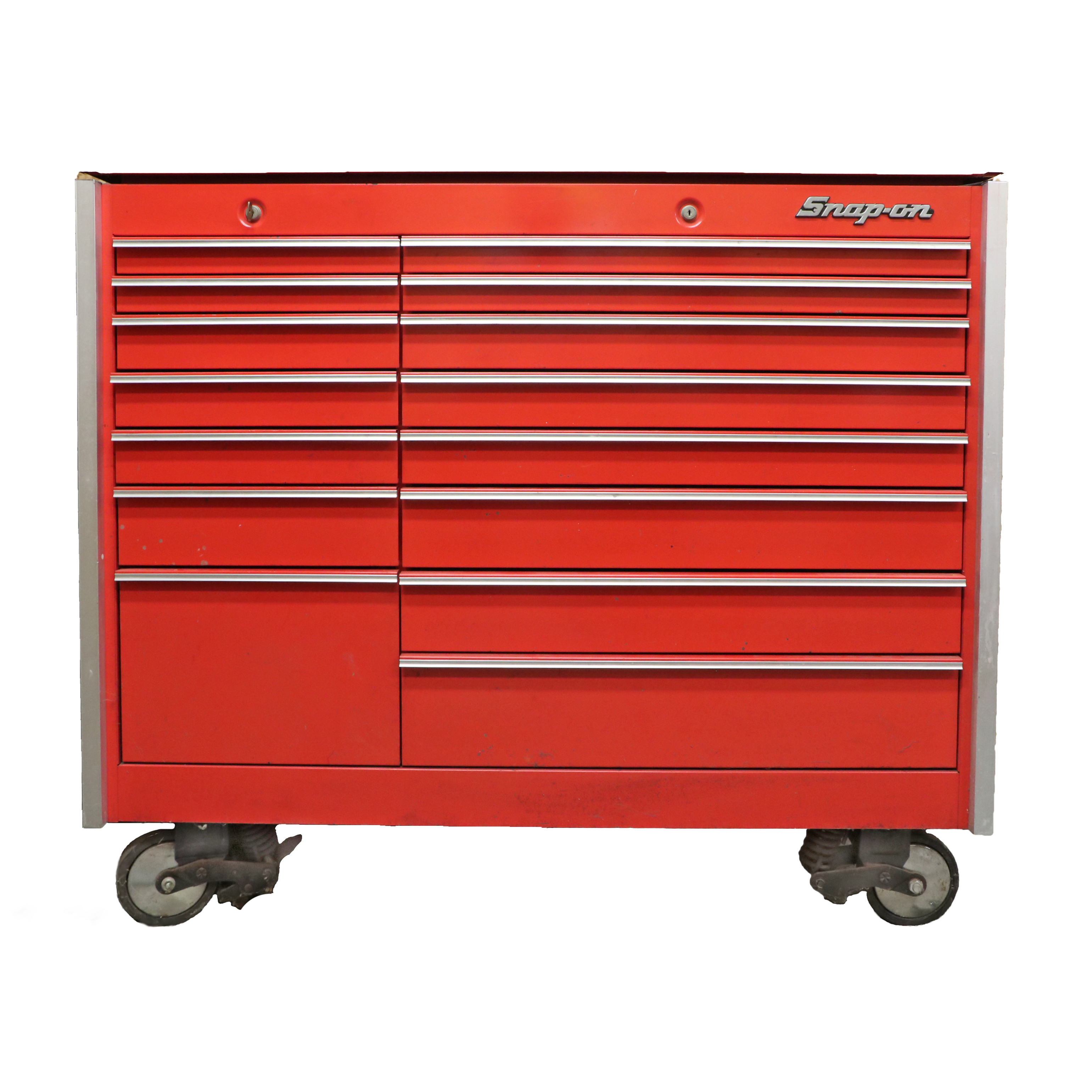 Snap-on 15-Drawer Tool Chest on Casters with Craftsman Wrenches and Other Tools