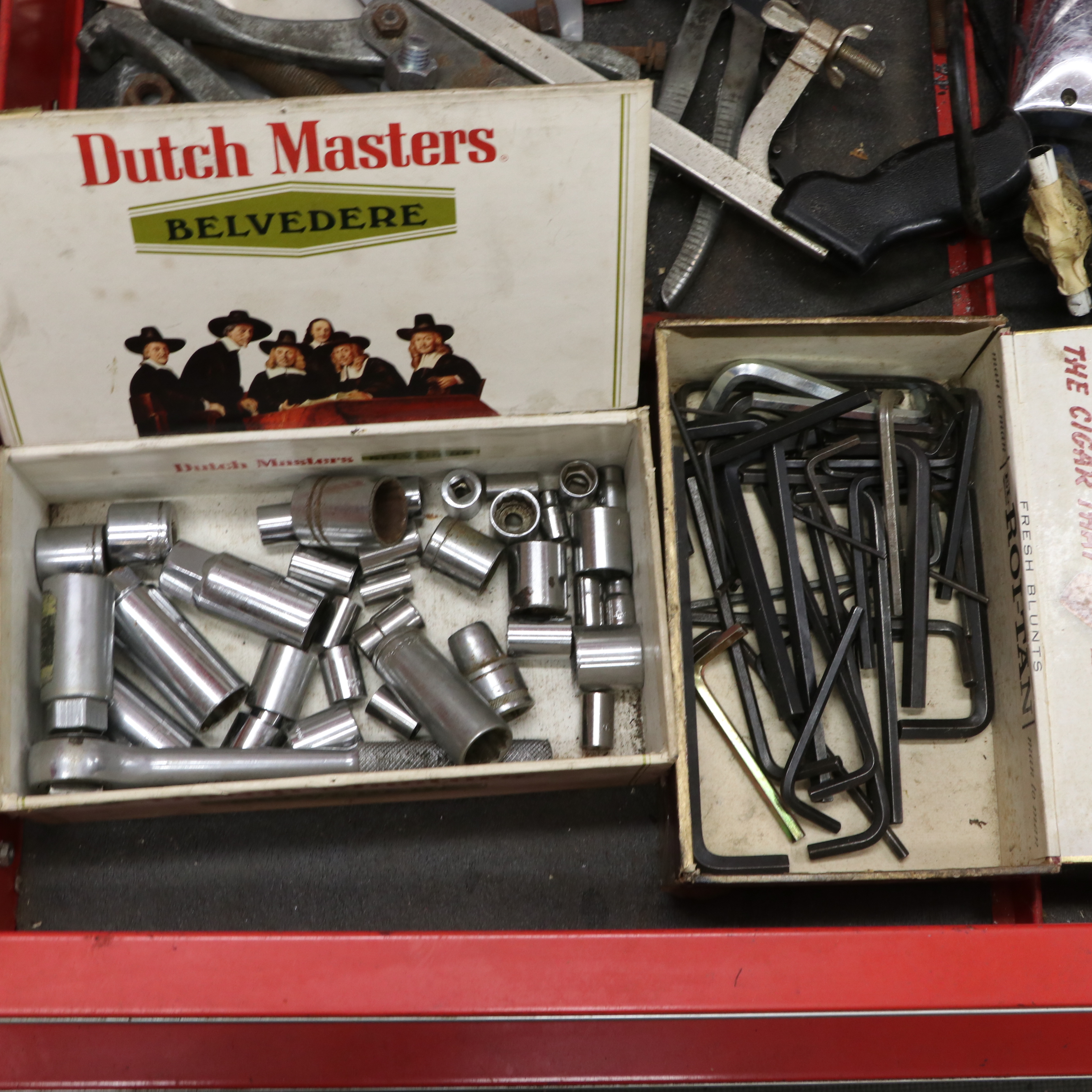 Snap-on 15-Drawer Tool Chest on Casters with Craftsman Wrenches and Other Tools