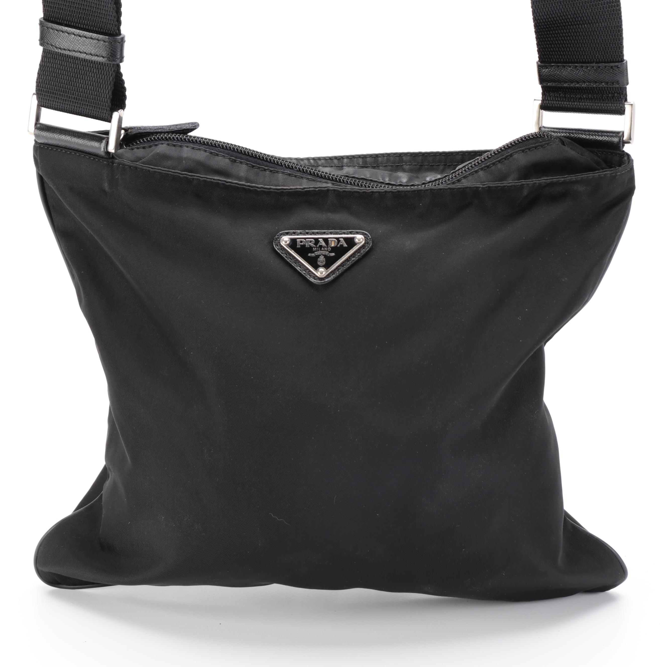 Prada Black Nylon Shoulder Bag