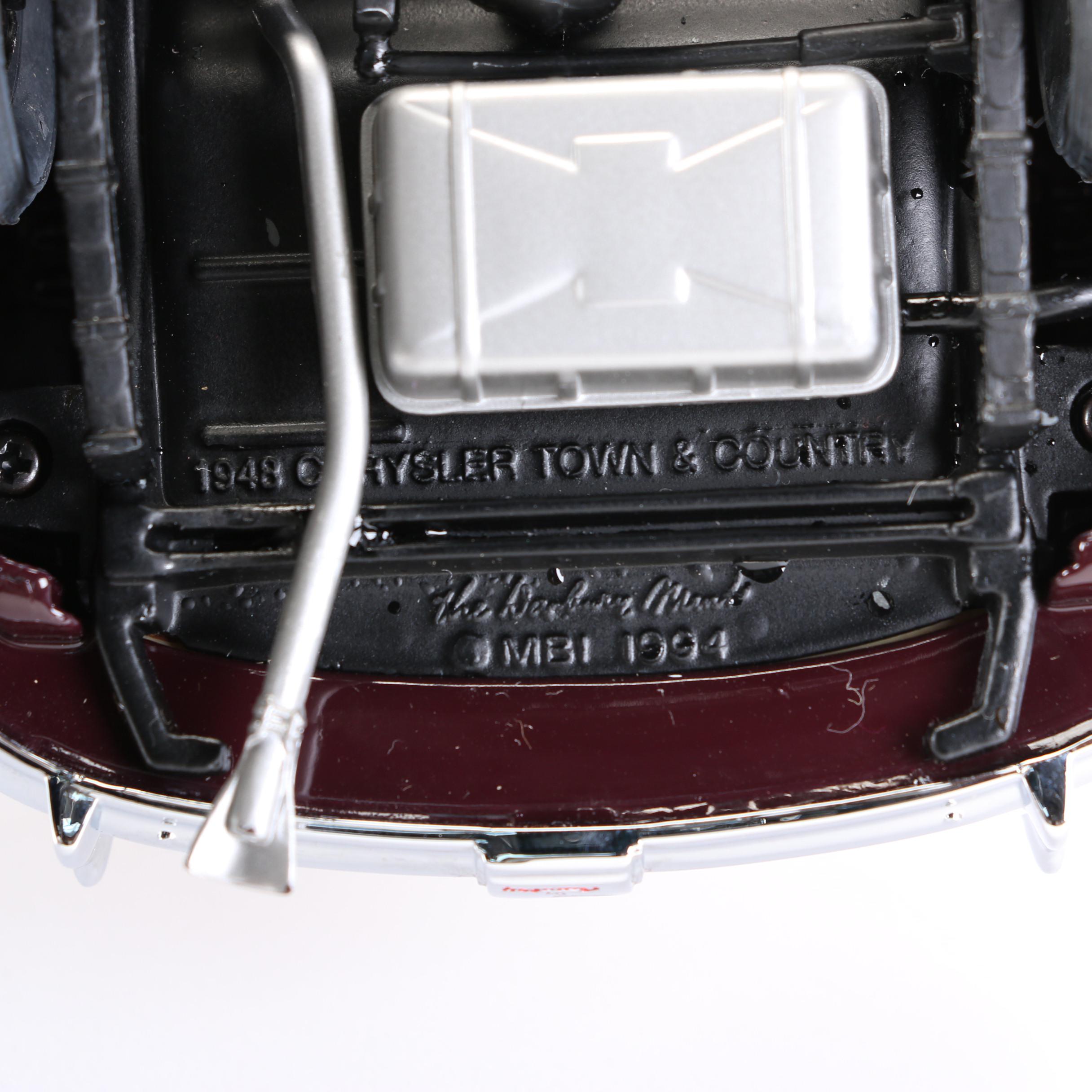 The Danbury Mint Chrysler Town & Country and New Yorker Diecast Metal Cars