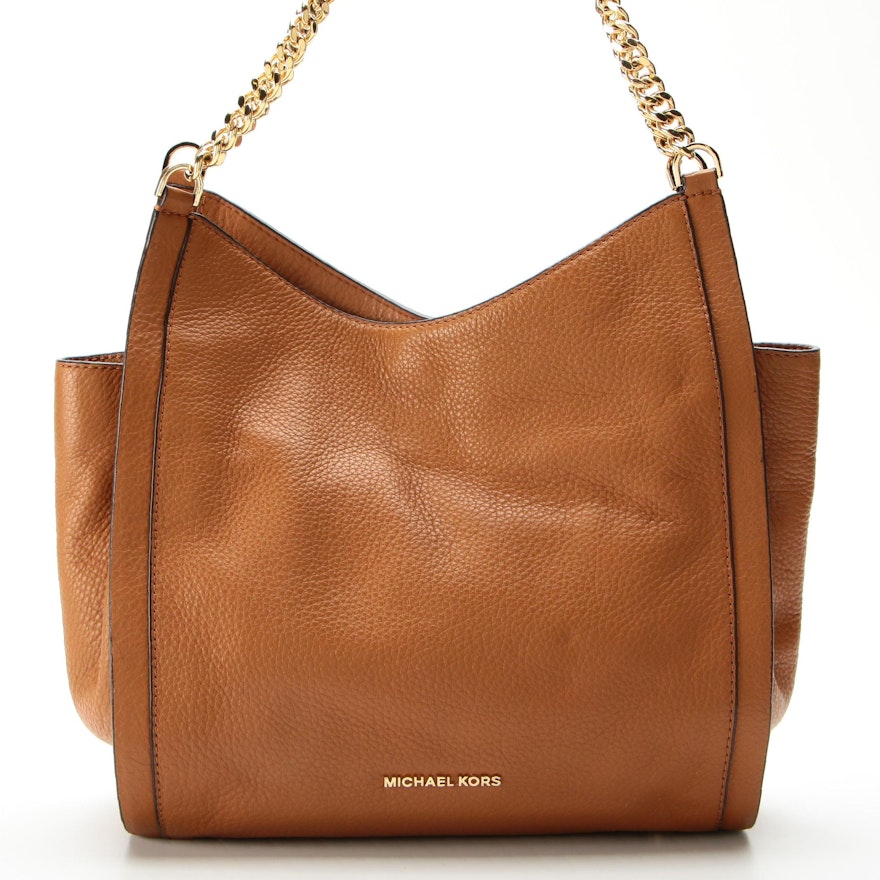 Michael Kors Shoulder Bag in Pebbled Leather