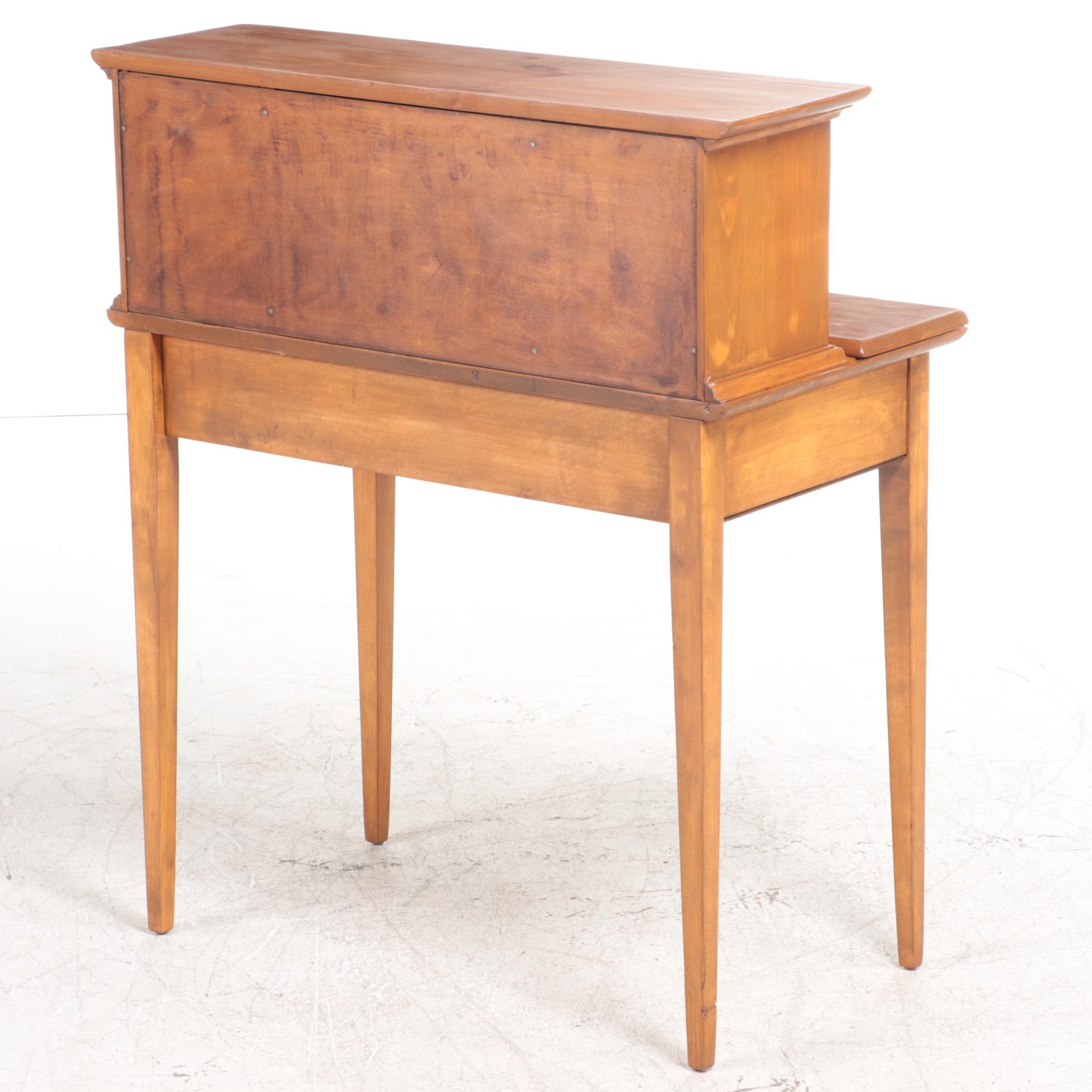 Townshend of Vermont Federal Style Pine Secretary, Mid-20th Century