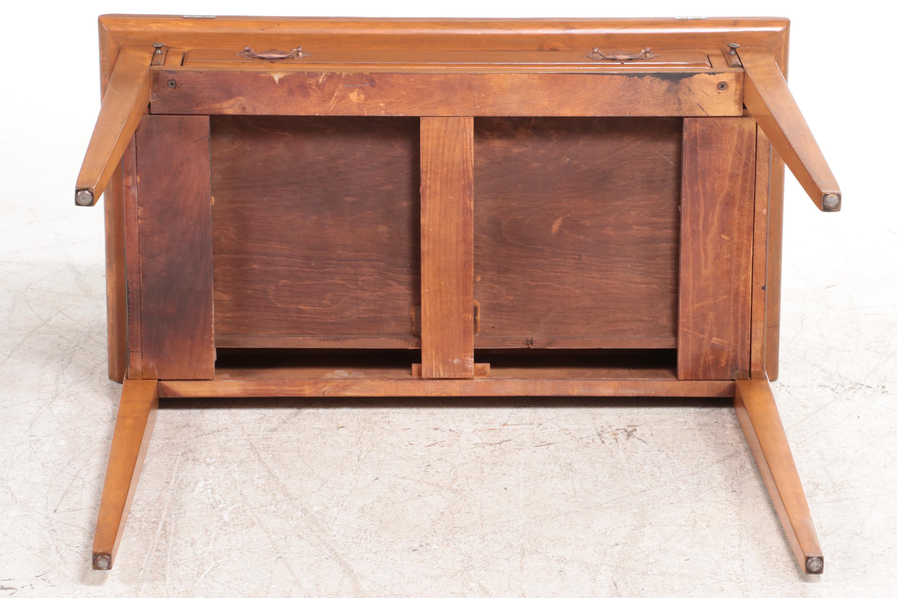 Townshend of Vermont Federal Style Pine Secretary, Mid-20th Century