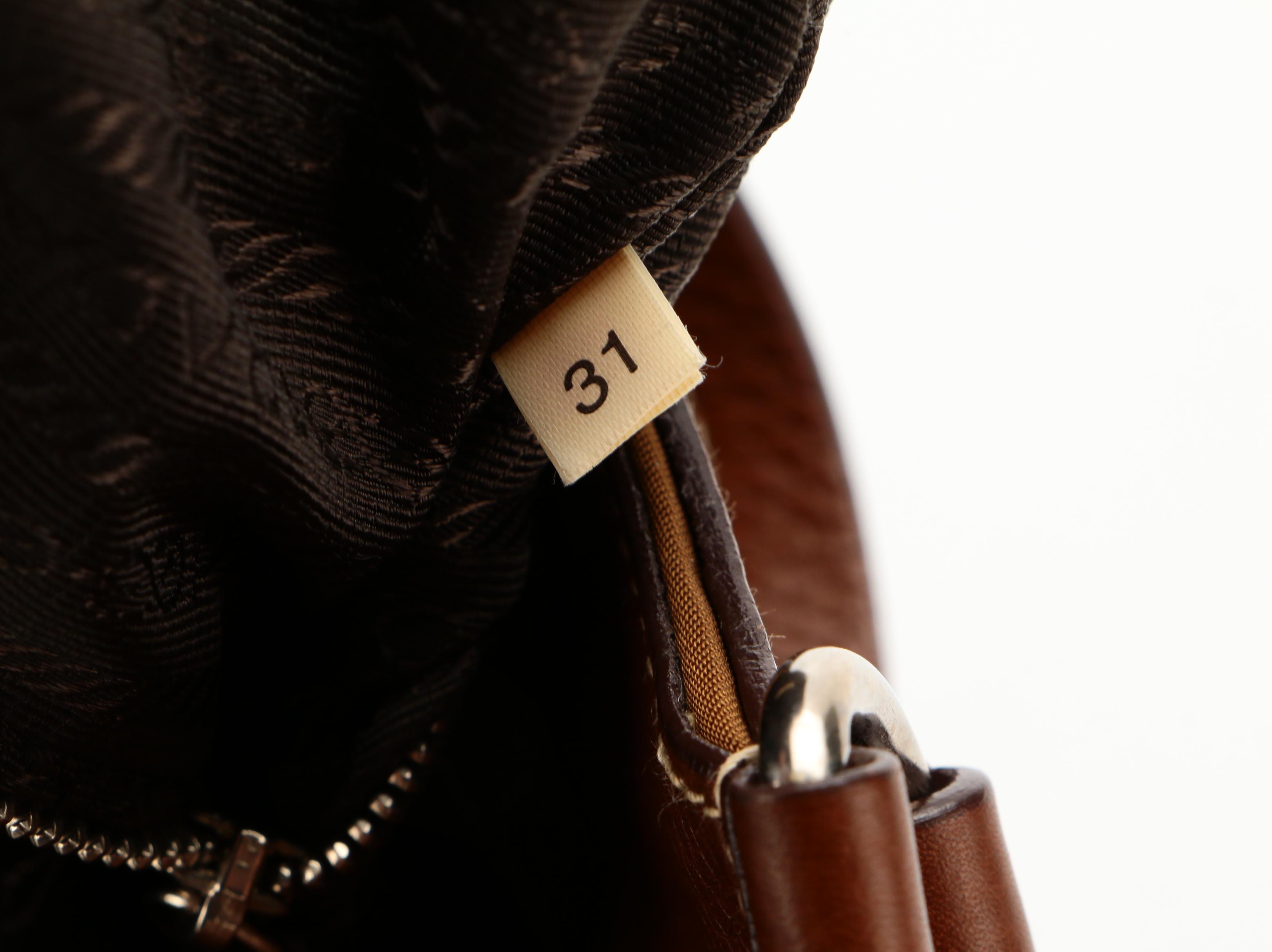 Prada Shoulder Bag in Tessuto Nylon with Contrast-Stitched Leather Trim