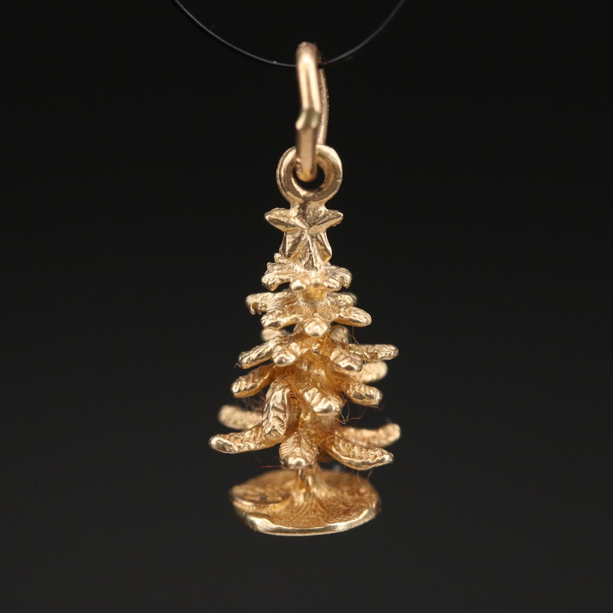 14K Tree Charm