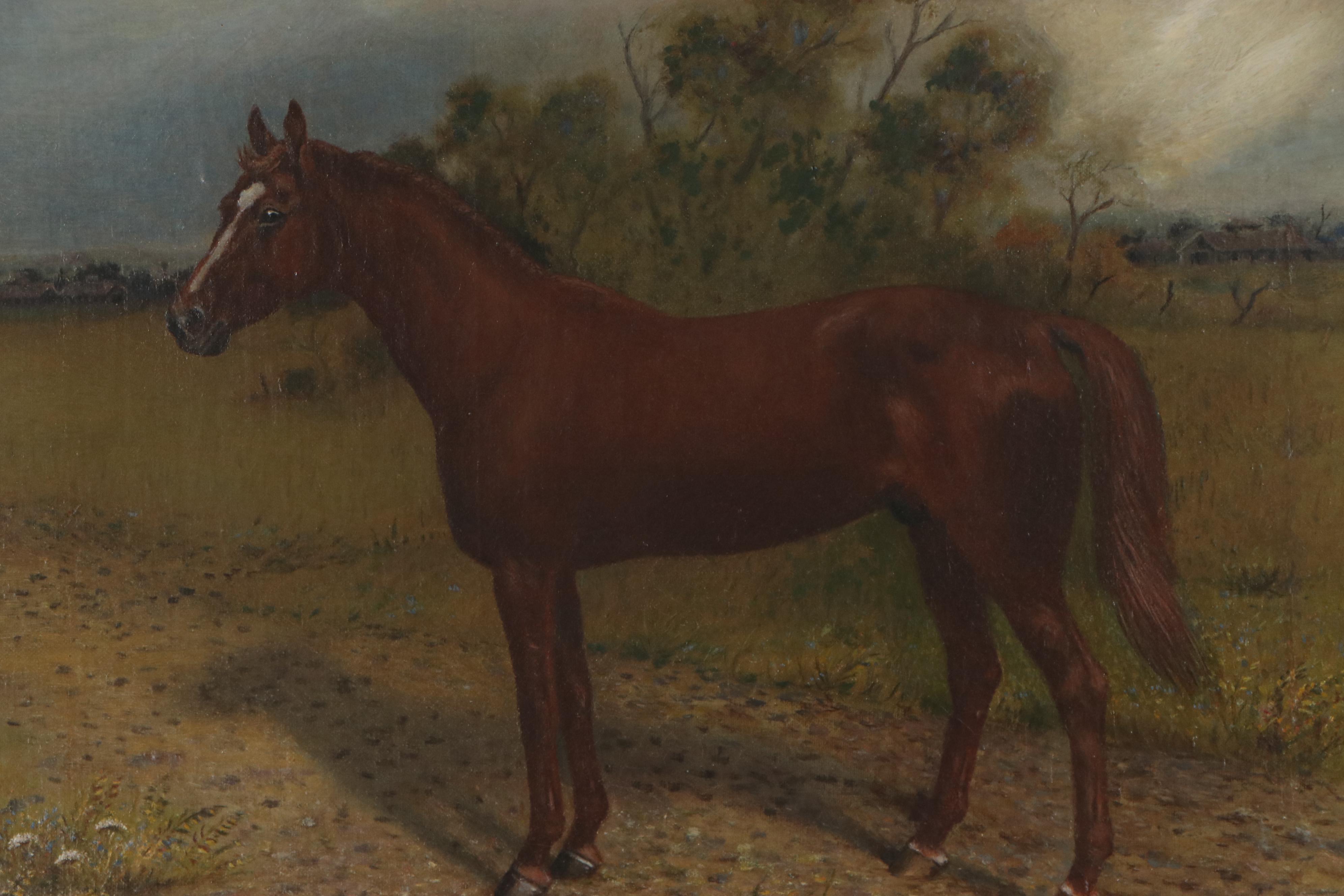 Harry Lyman Oil Painting "Reigh Count," 1928