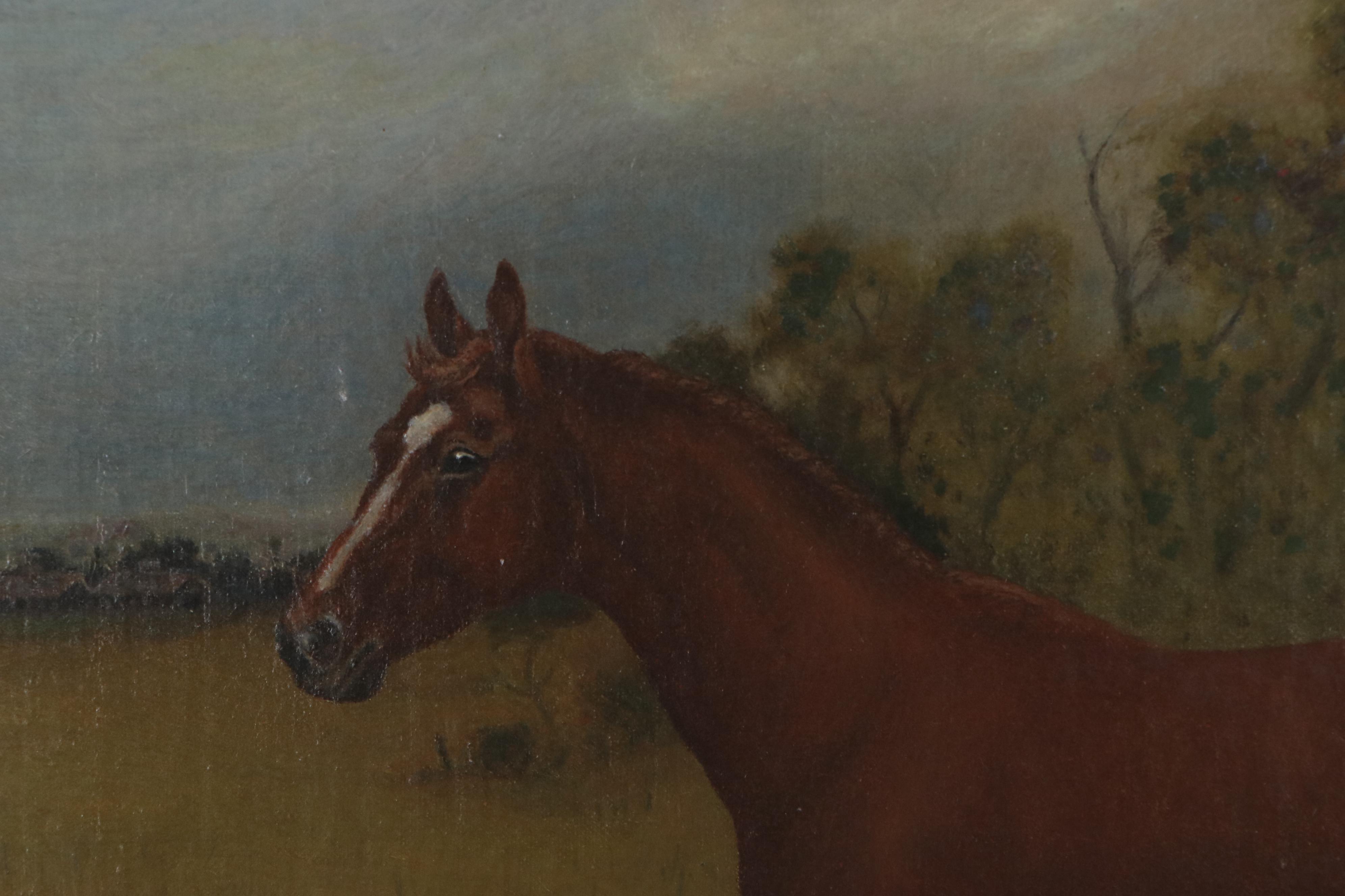 Harry Lyman Oil Painting "Reigh Count," 1928