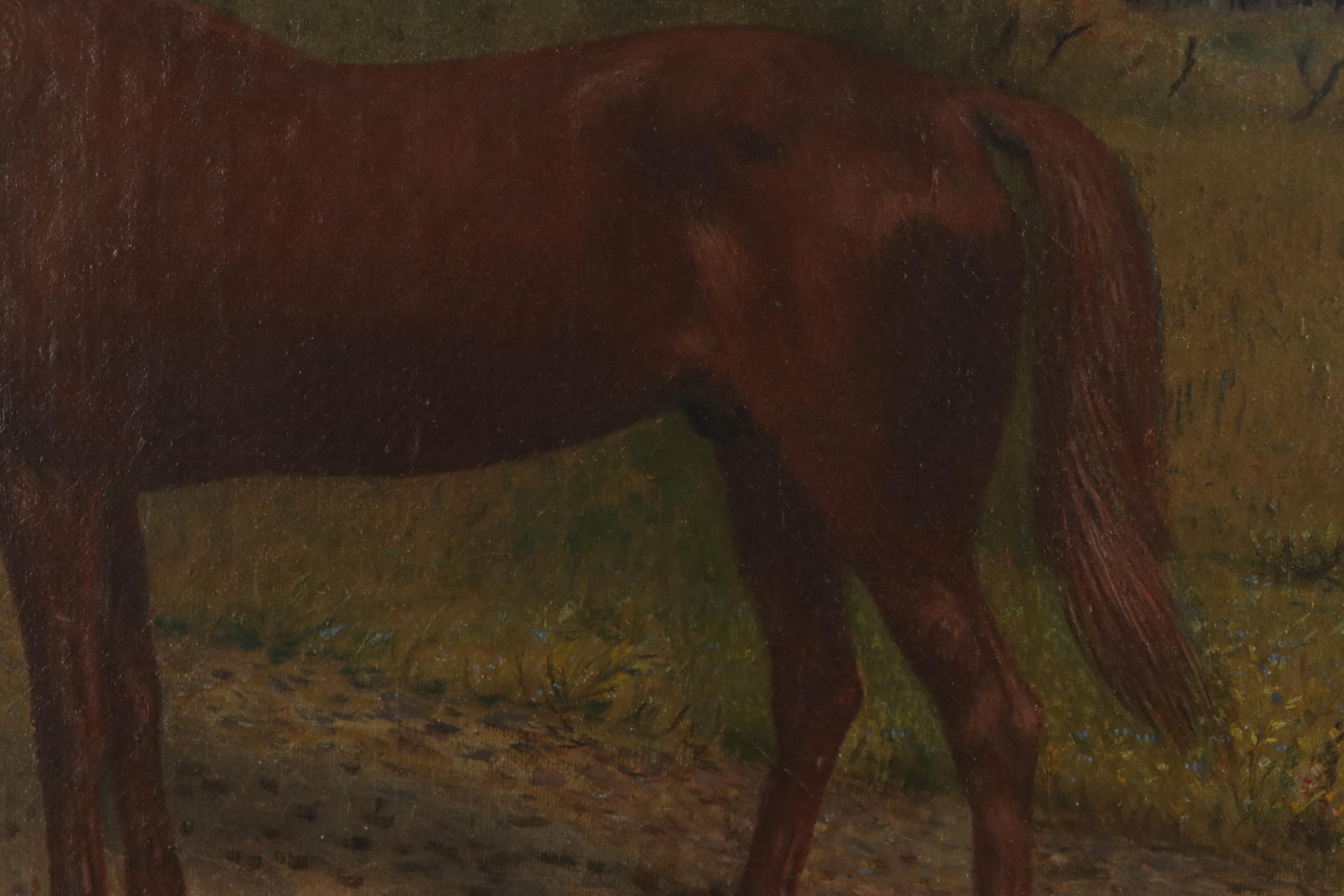 Harry Lyman Oil Painting "Reigh Count," 1928