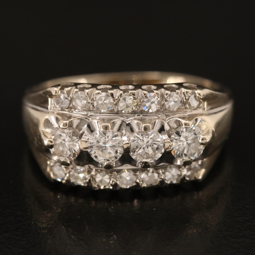 14K 1.00 CTW Diamond Ring