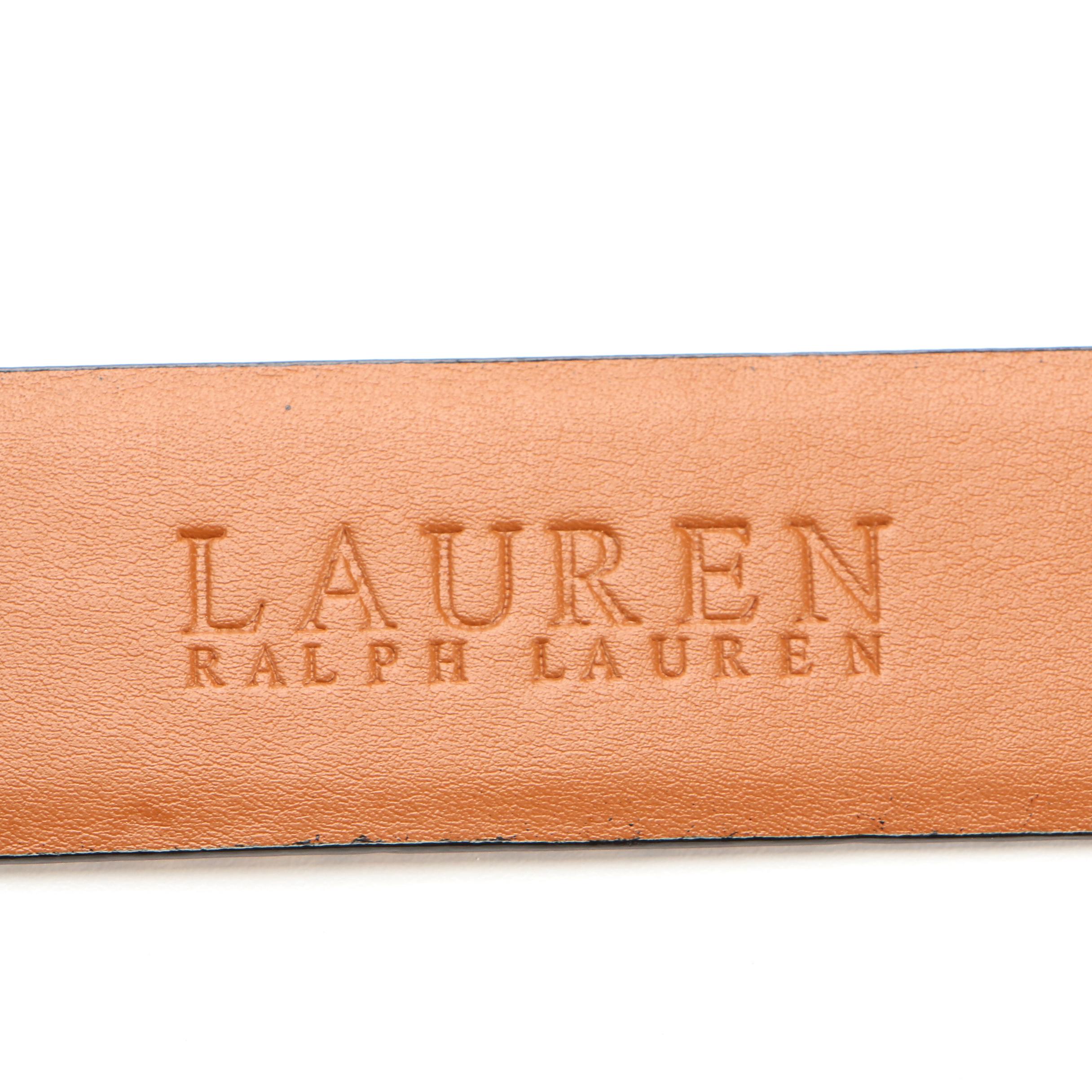 Tory Burch, Lauren Ralph Lauren and Talbots Leather Belts in Various Sizes
