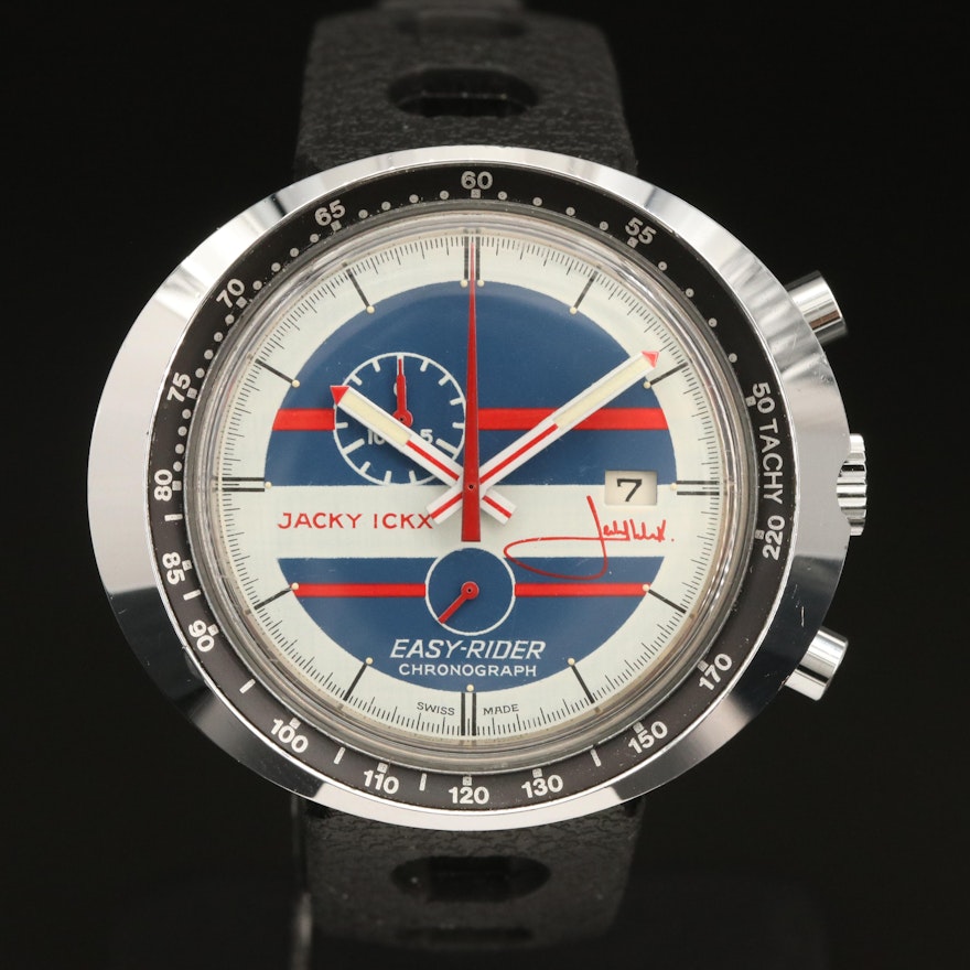 Vintage Jacky Ickx Easyrider Chronograph By Heuer