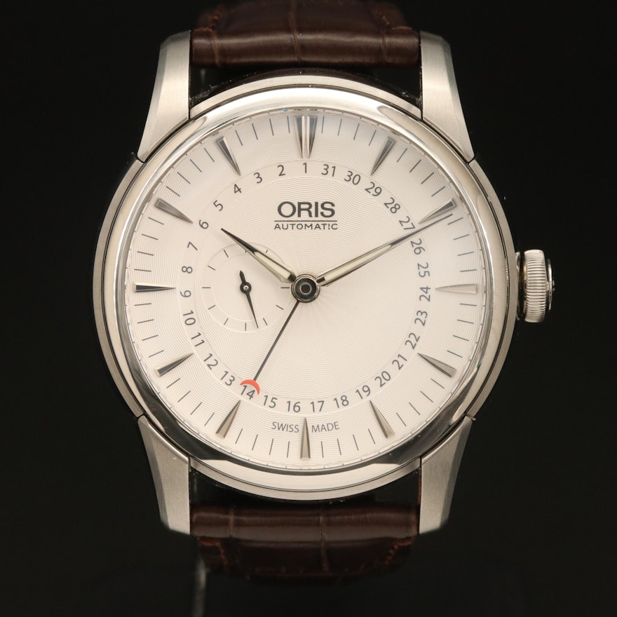 Oris "Artelier" Small Second Pointer Date Stainless Steel Automatic Wristwatch