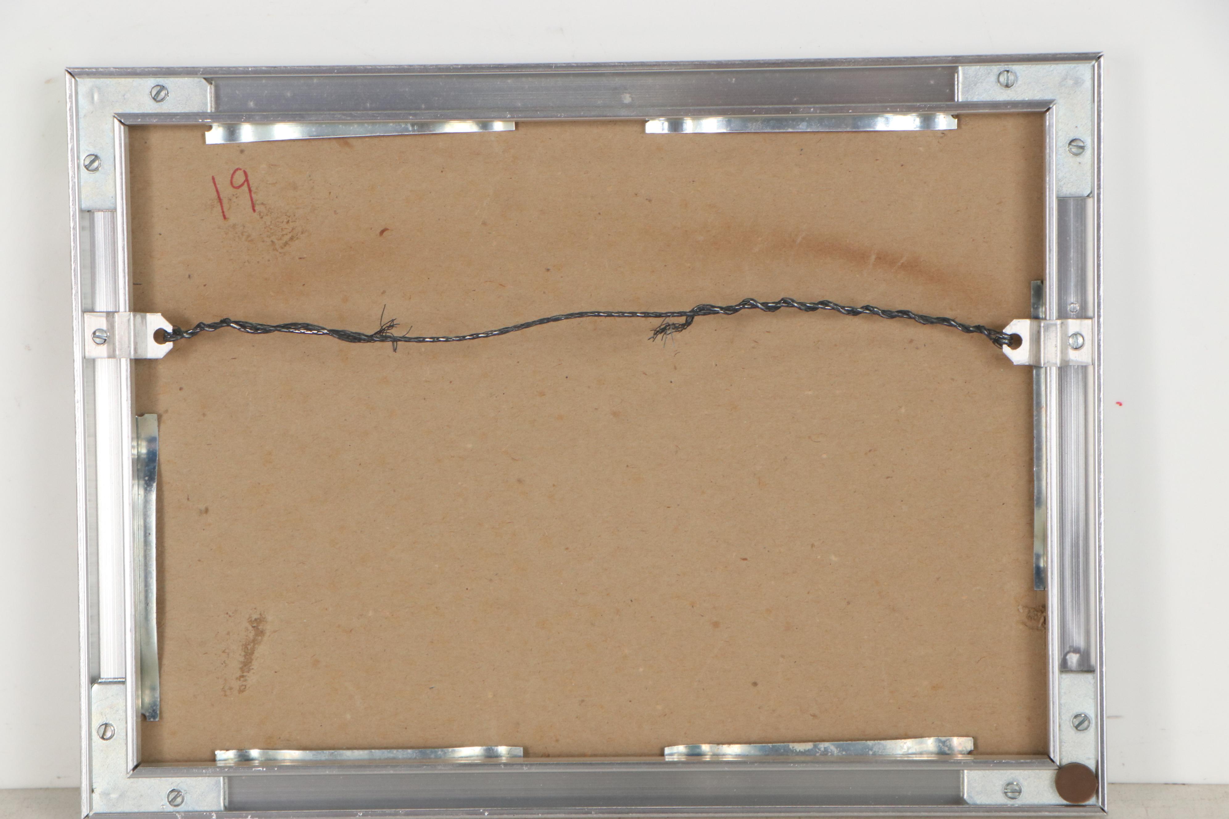 Leonard Maurer Ink Drawing "I," 1960