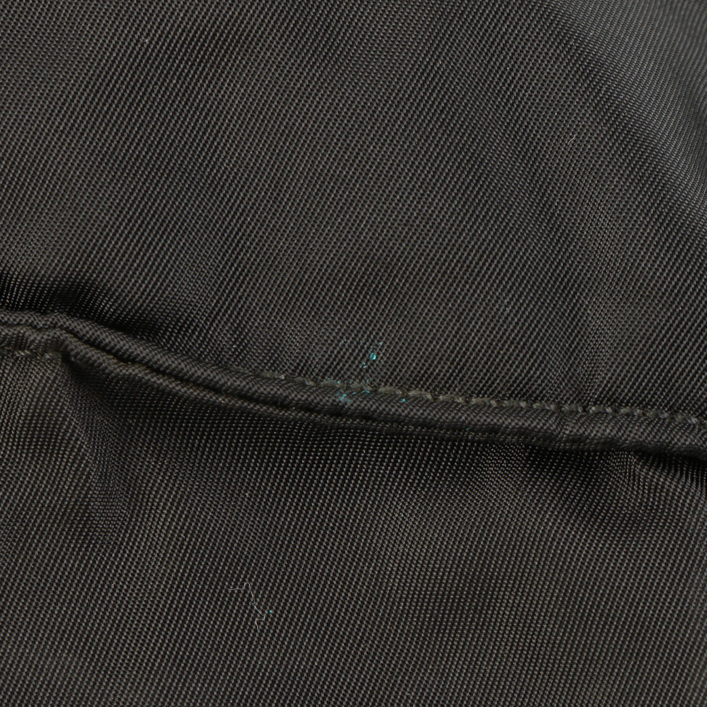 Prada Tote Bag in Black Tessuto Nylon with Hard Composite Handles