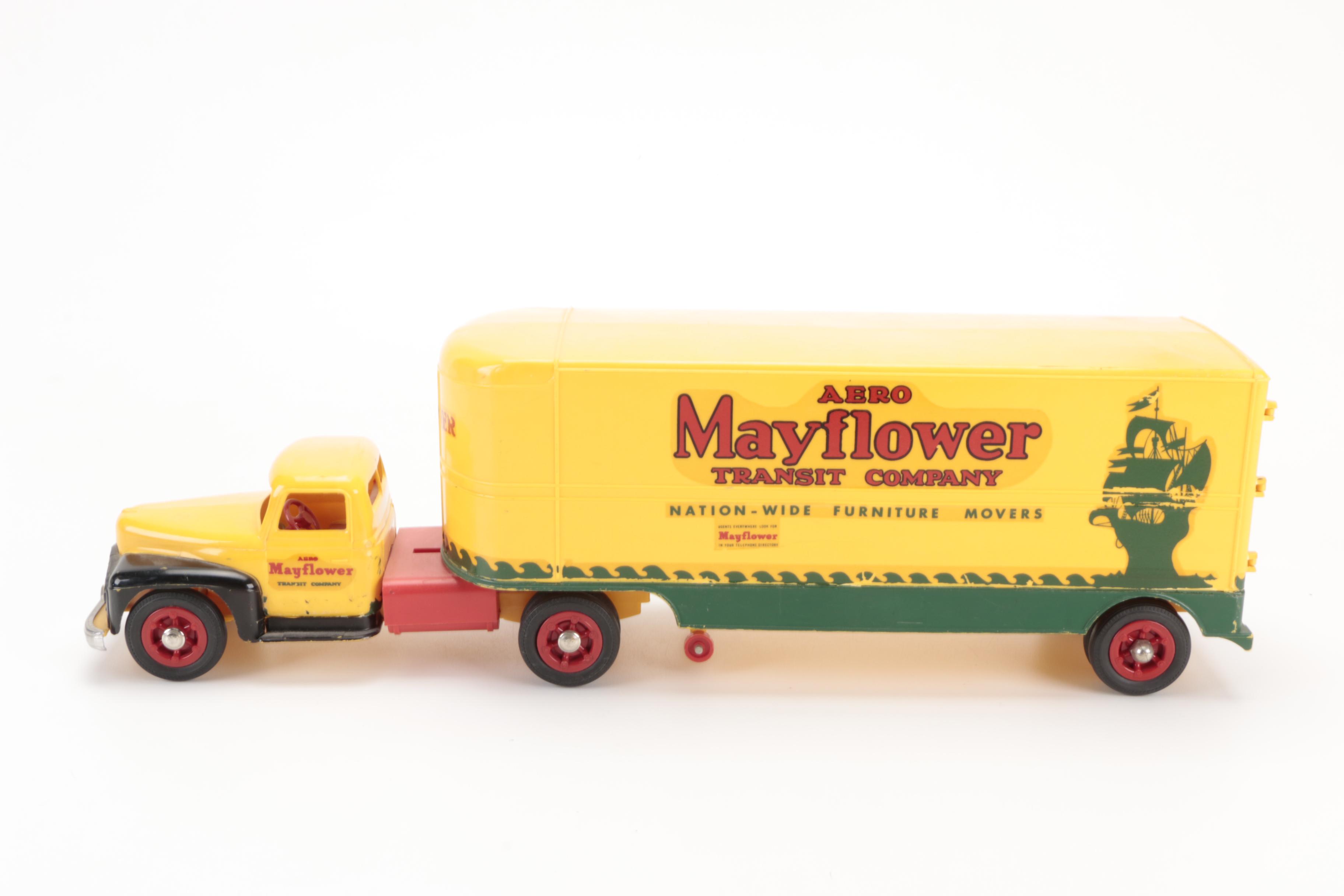 Mayflower "World-Wide Movers" and "Transit Company" Toy Trucks