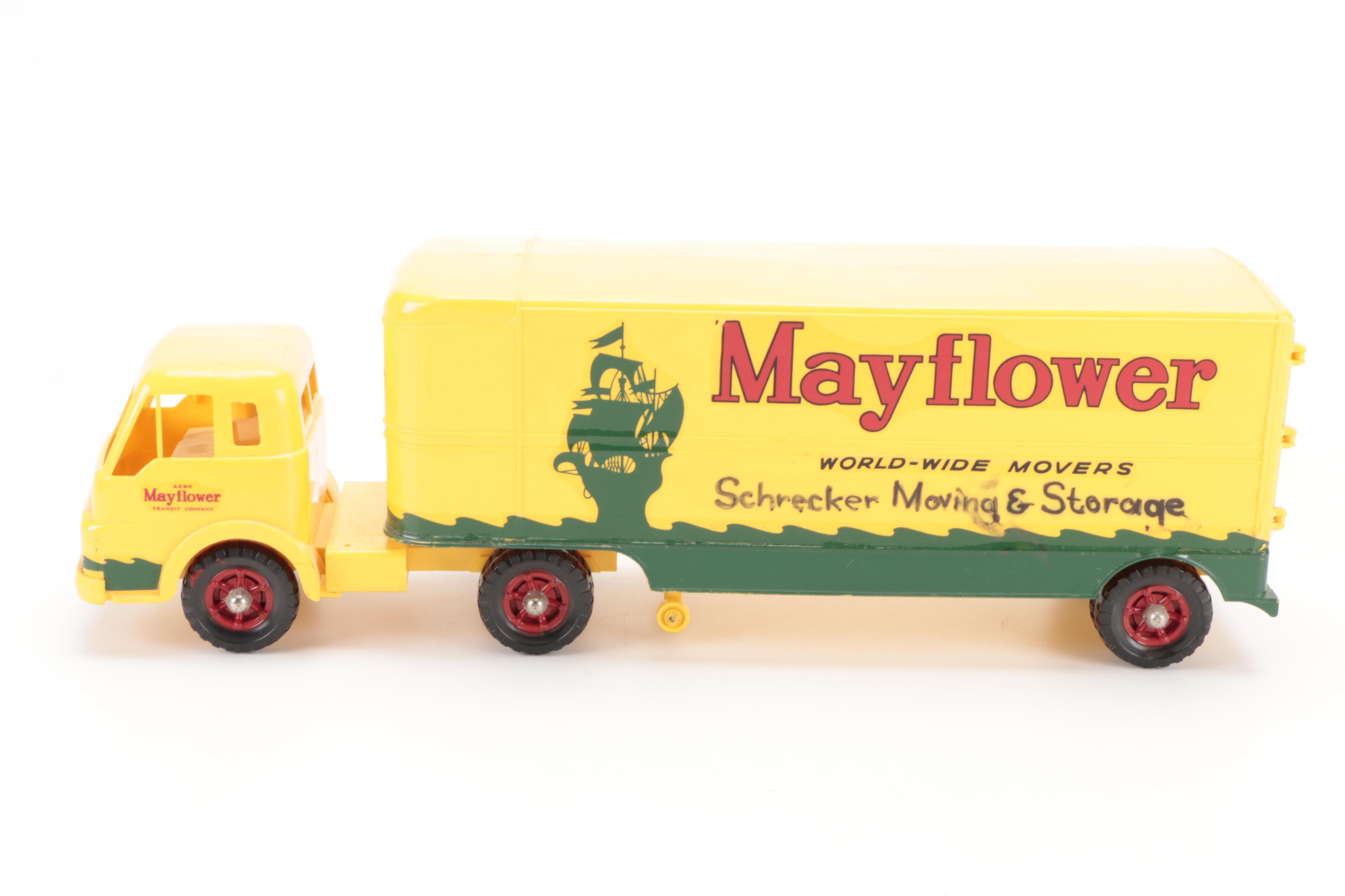 Mayflower "World-Wide Movers" and "Transit Company" Toy Trucks