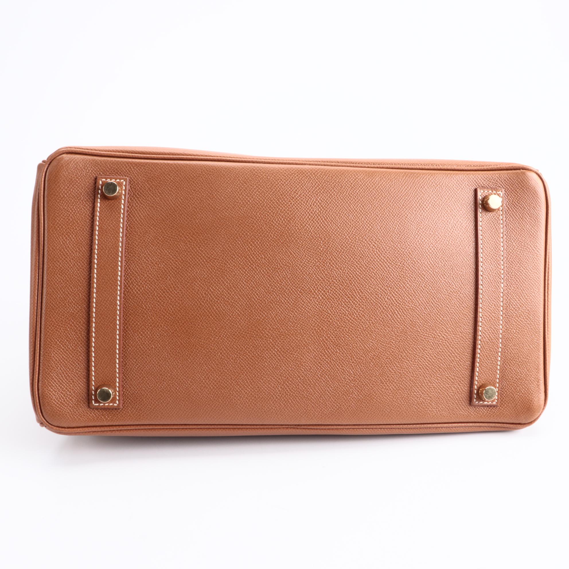 Hermès Birkin 35 Satchel in Gold Togo Leather and Gold Plated Hardware