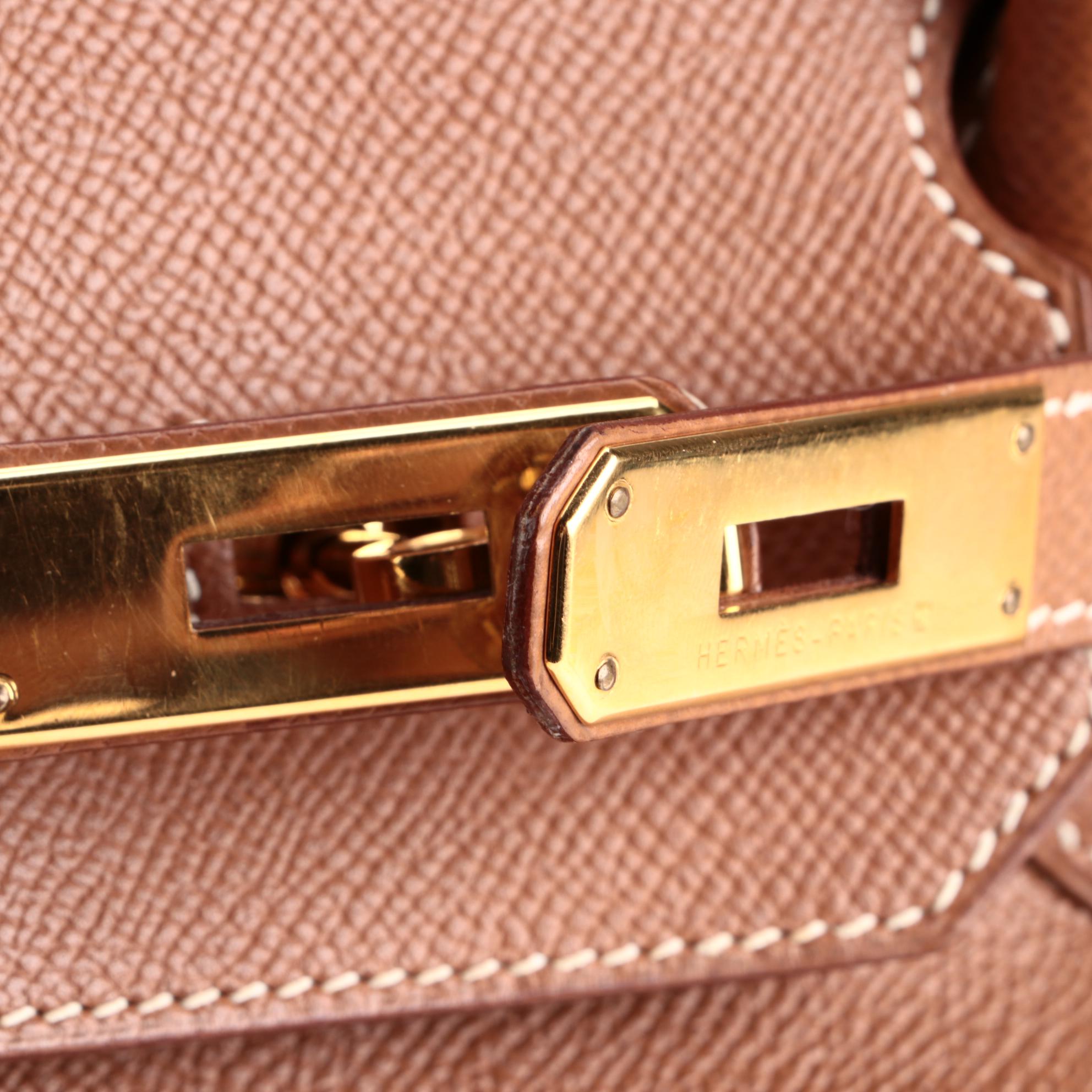 Hermès Birkin 35 Satchel in Gold Togo Leather and Gold Plated Hardware