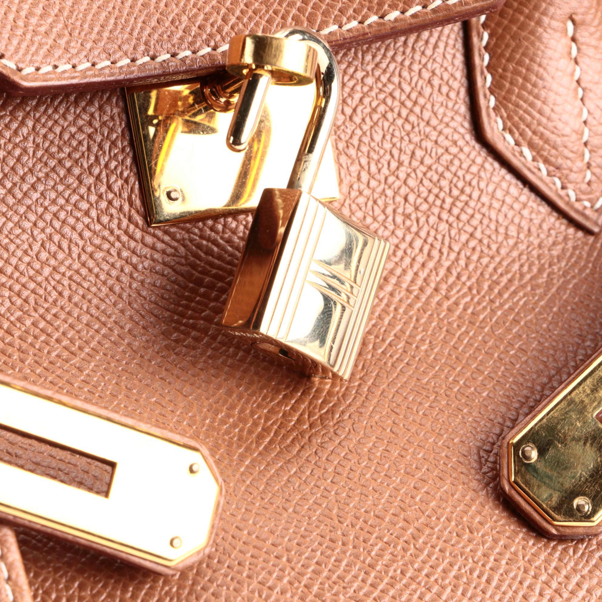 Hermès Birkin 35 Satchel in Gold Togo Leather and Gold Plated Hardware