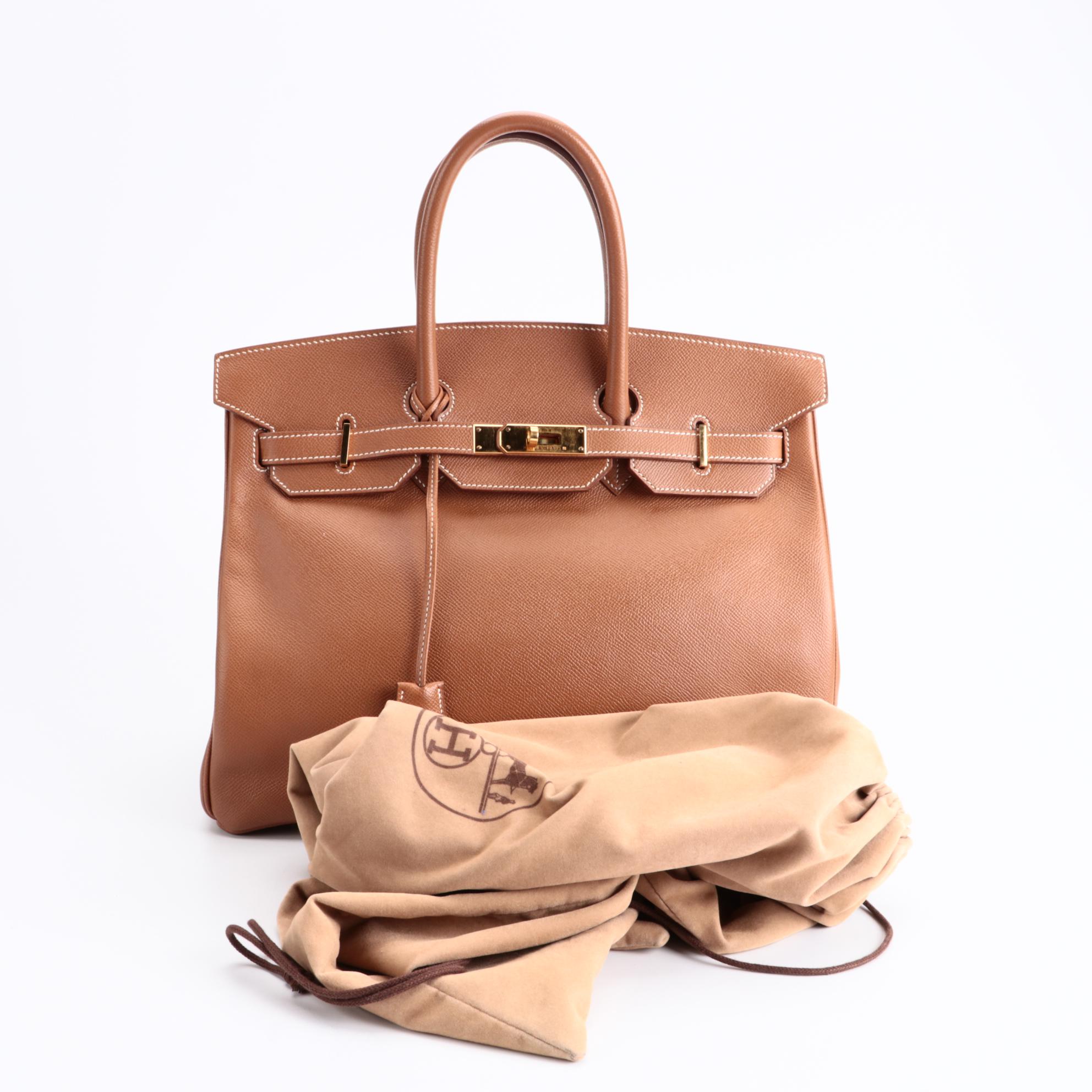 Hermès Birkin 35 Satchel in Gold Togo Leather and Gold Plated Hardware