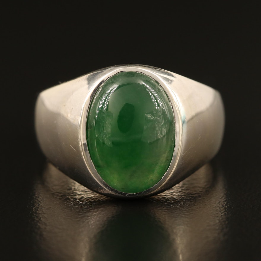 14K Jadeite Ring