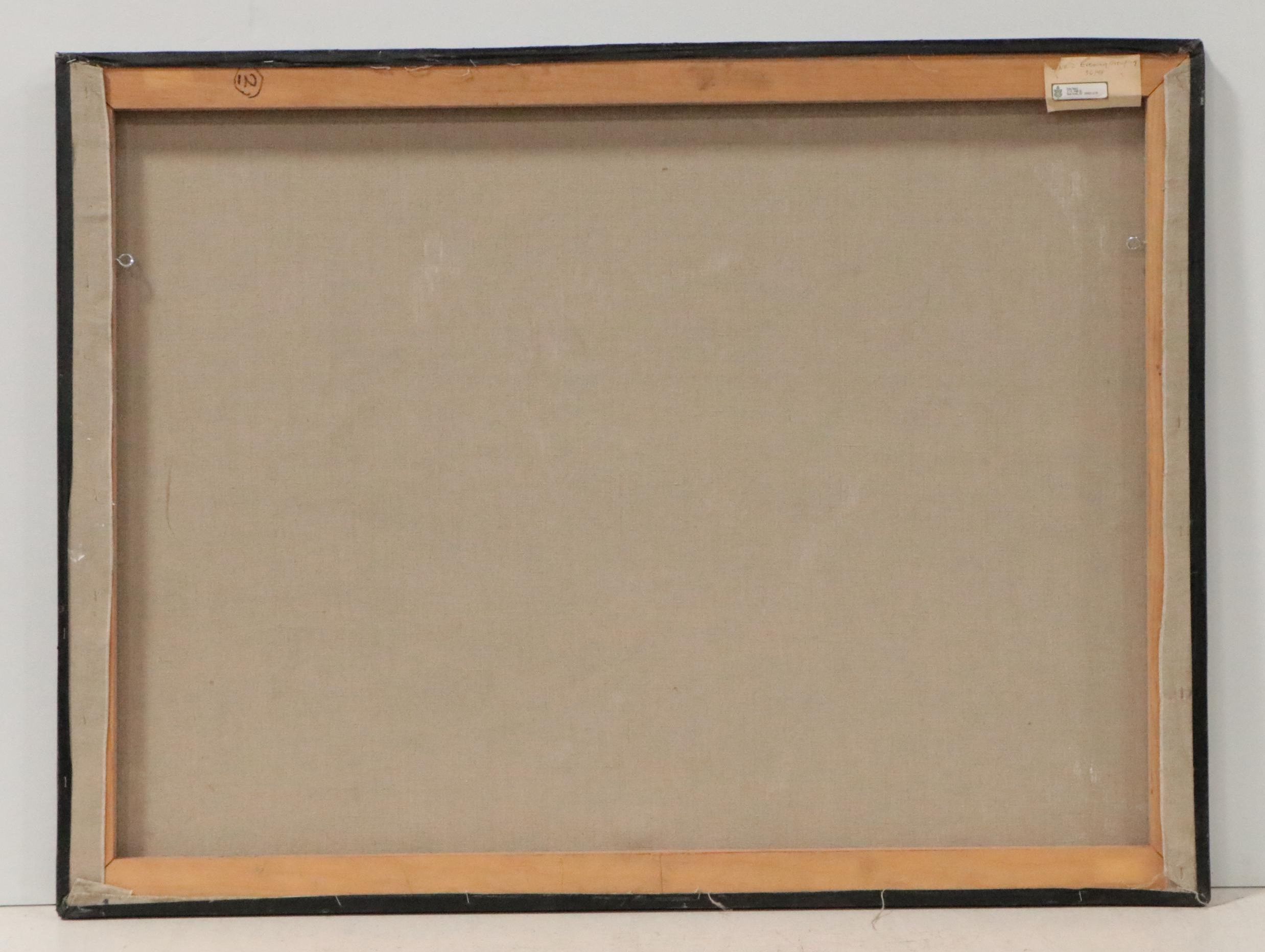 Don Stacy Abstract Oil Painting "No. 2 Evening Grouping," 1980s