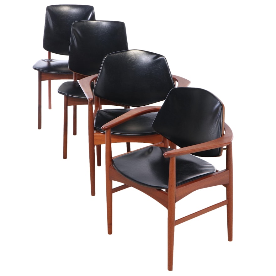 Arne Hovmand-Olsen Danish Modern Teak Dining Chairs