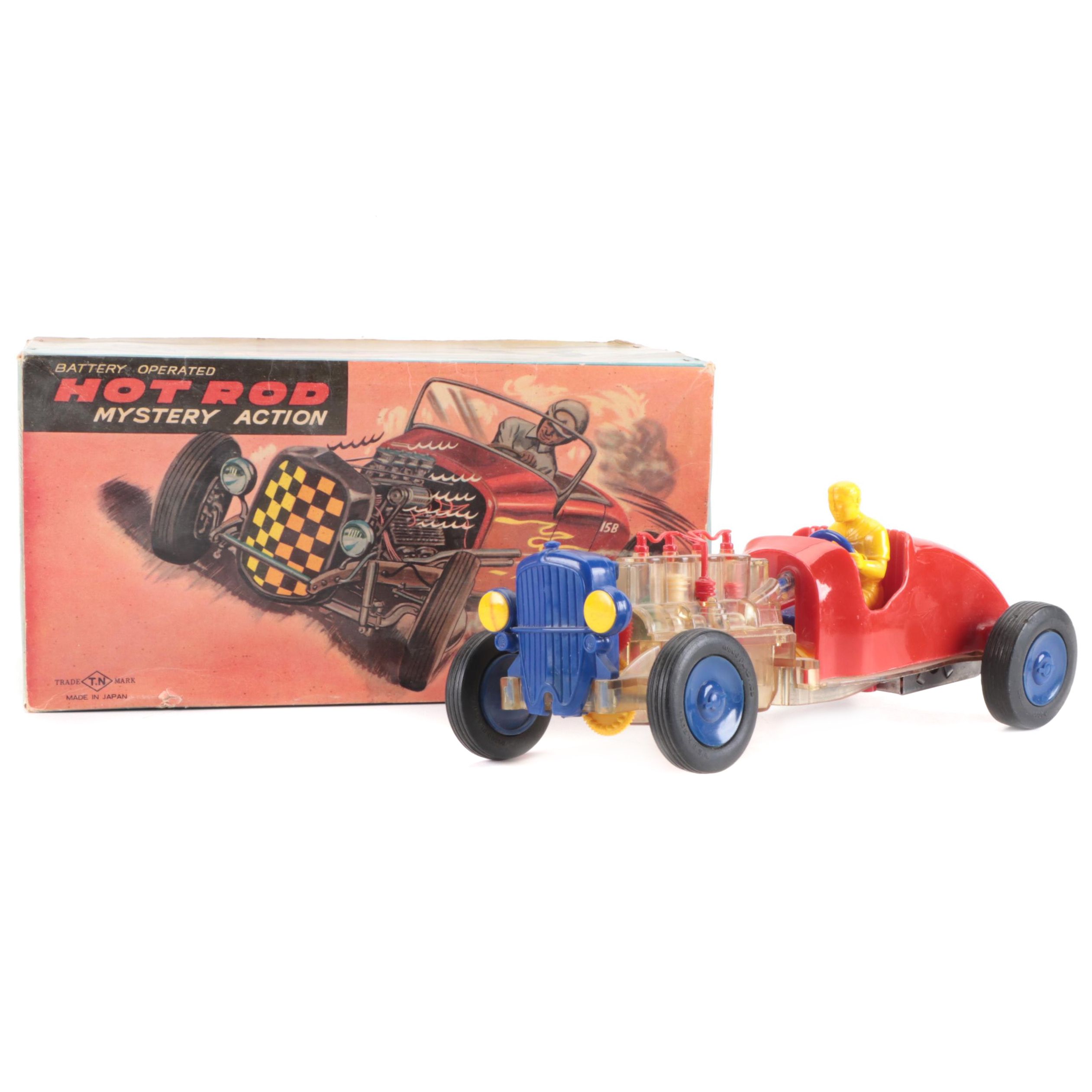 Hot Rod Mystery Action Dragster Cars, Vintage