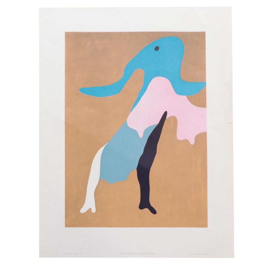 Offset Lithograph After Jean Arp "The Great Dancer," Late 20th Century