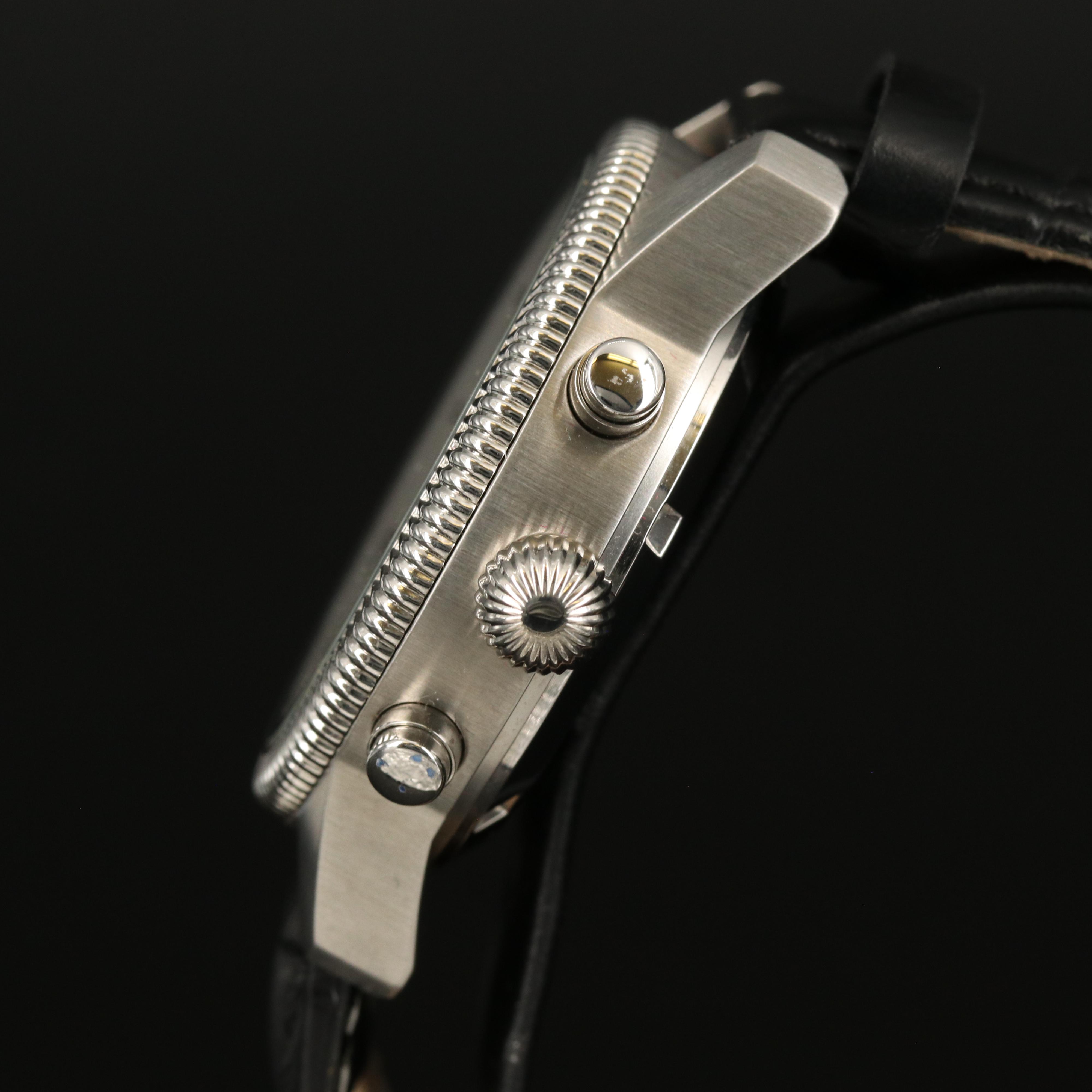 Maurice Blum Triple Calendar Stainless Steel Automatic Watch