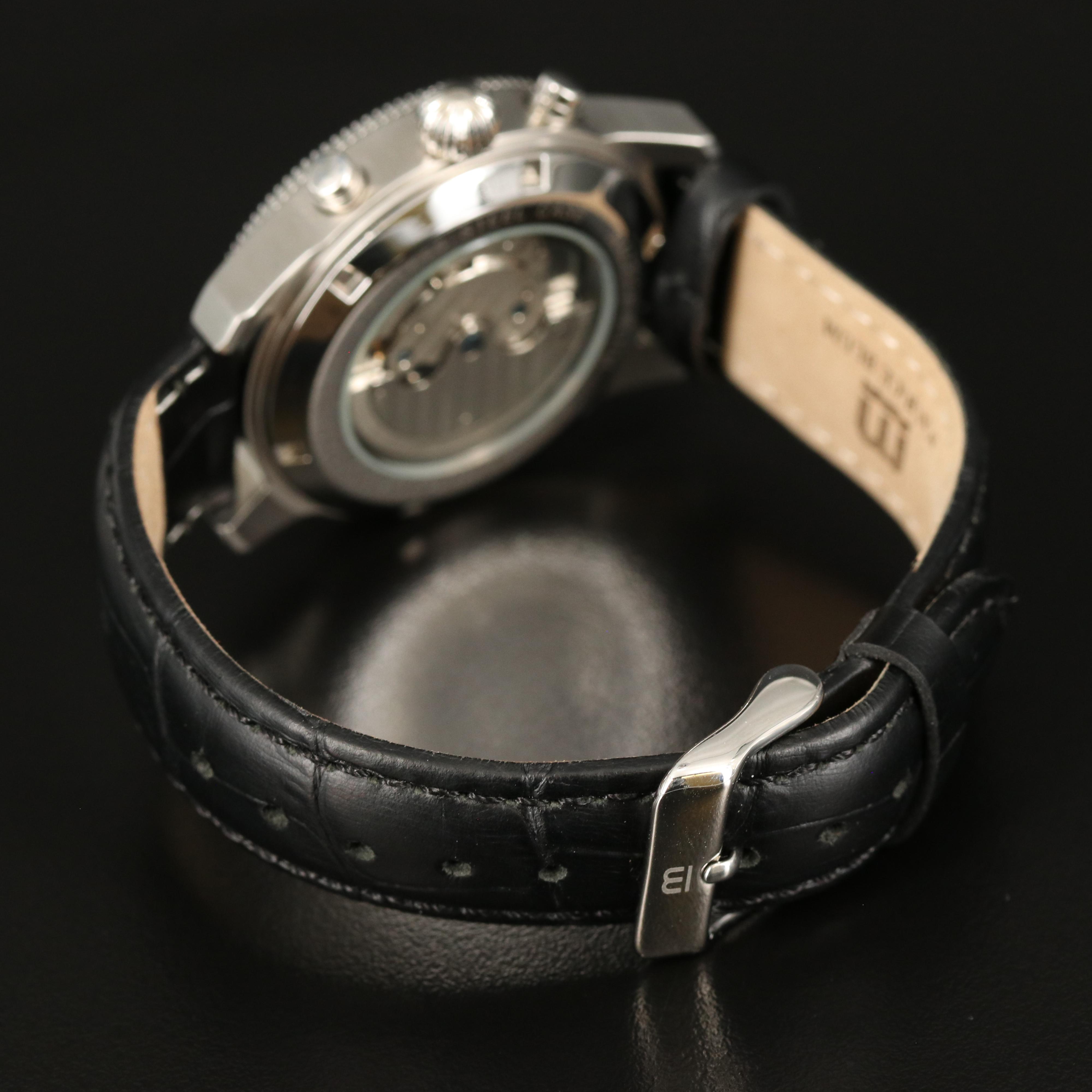 Maurice Blum Triple Calendar Stainless Steel Automatic Watch