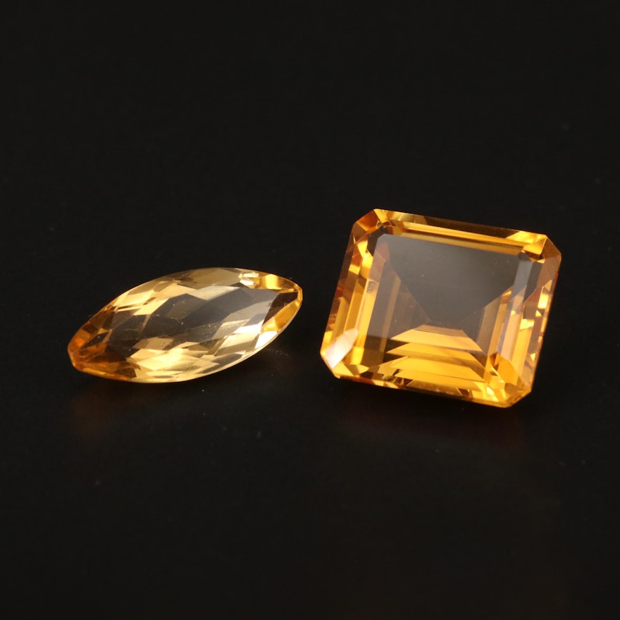 Loose 13.08 CTW Citrine