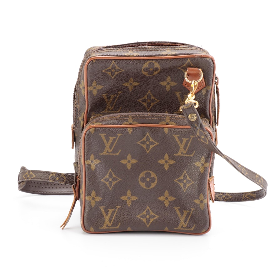 Louis Vuitton Amazone Bag in Monogram Canvas and Vachetta Leather