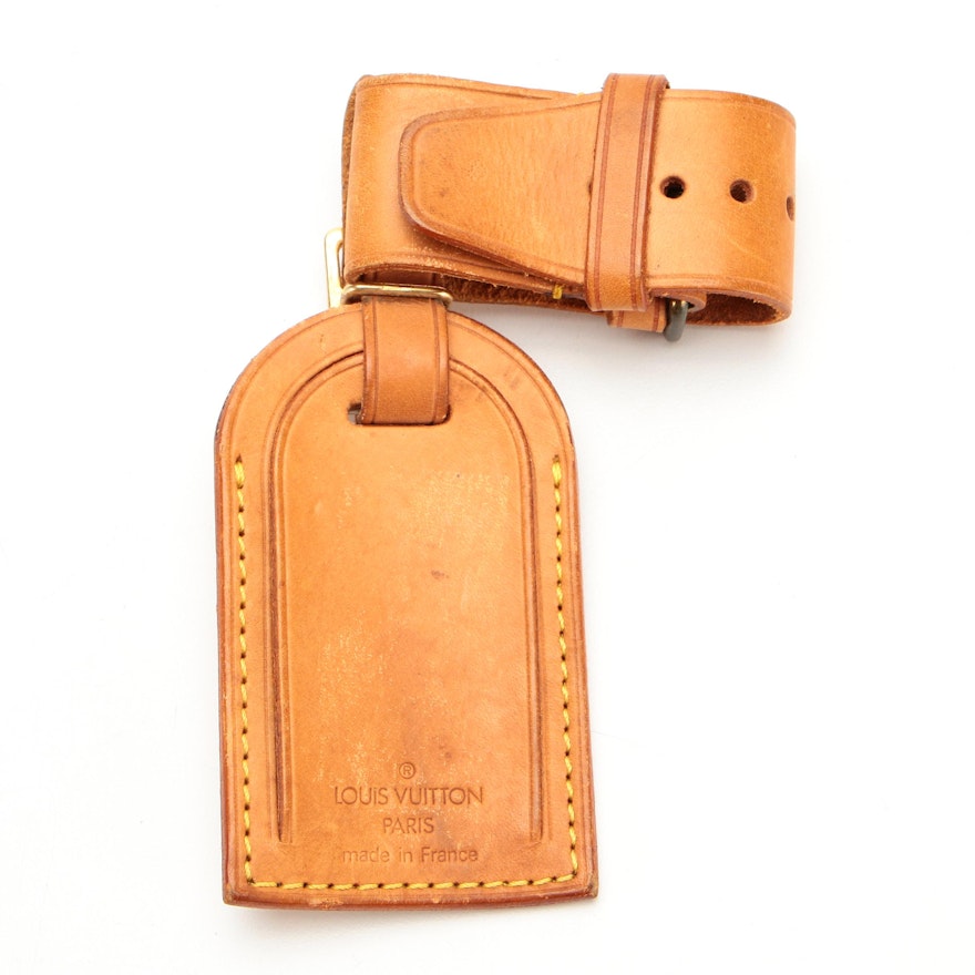 Louis Vuitton Poignet and Luggage Tag Set in Vachetta Leather