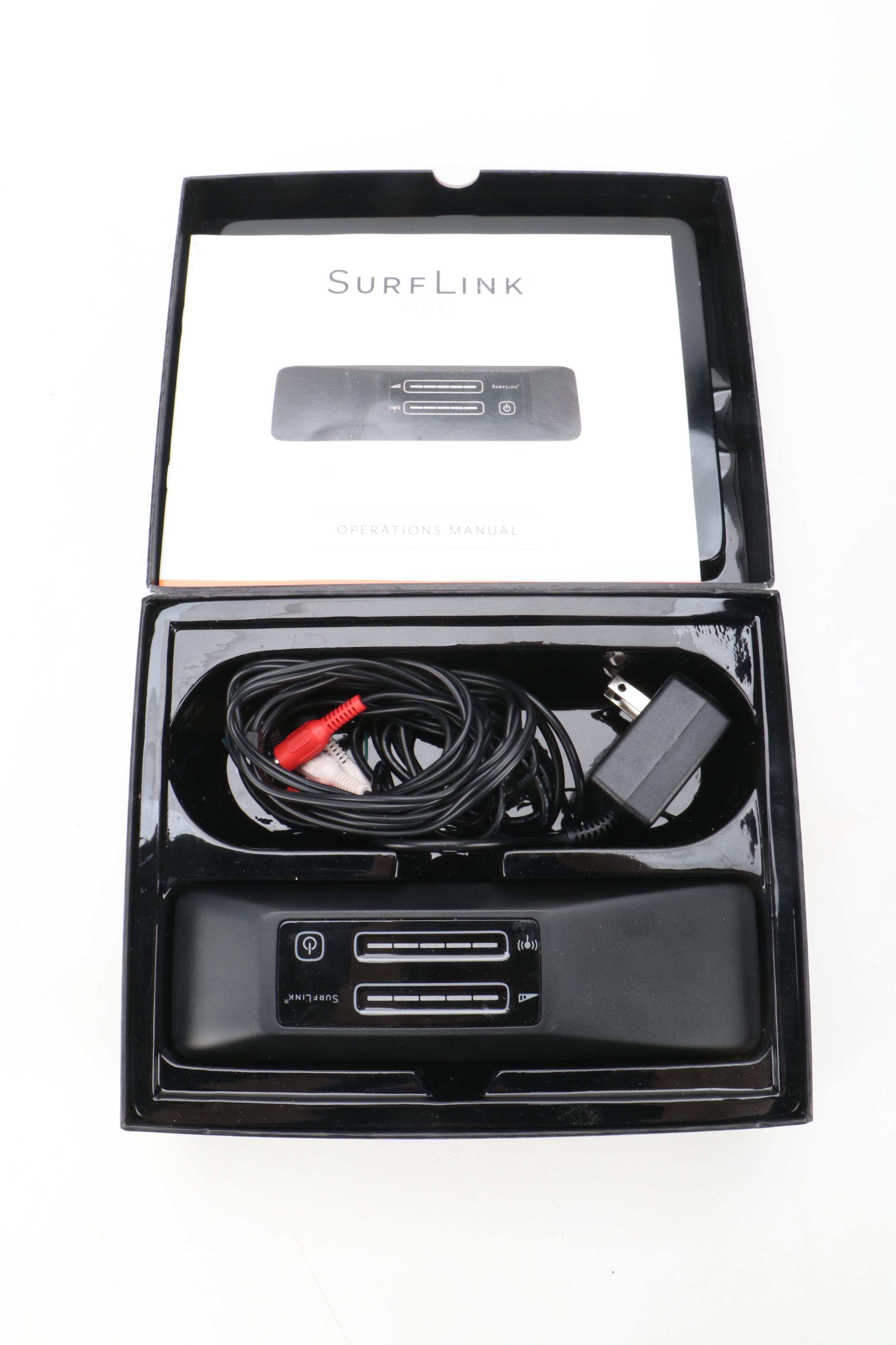 SurfLink Media 2 Streamer with Remote Control and RCA Cable