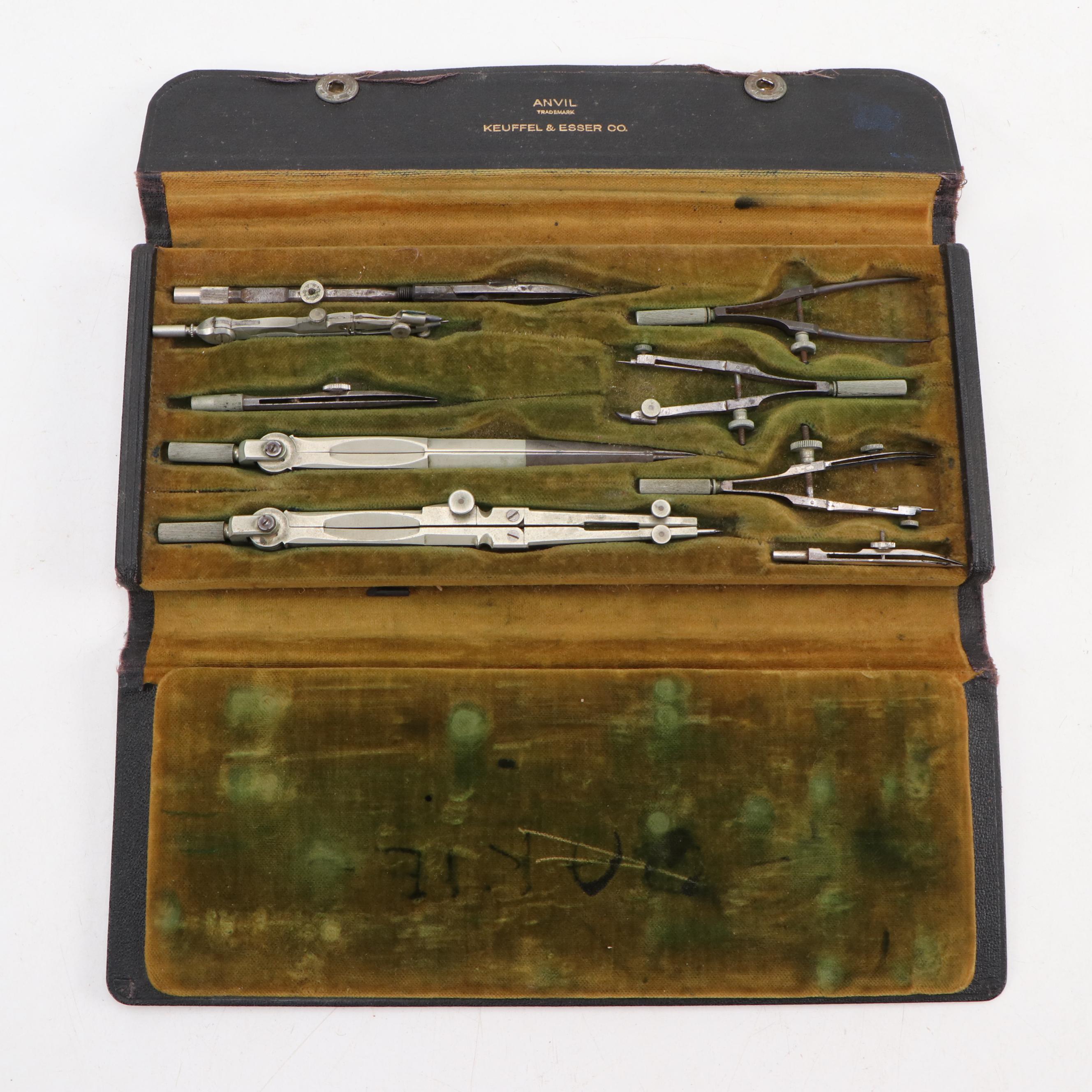 Keuffel & Esser Co. Leroy Lettering Set and Drafting Instruments