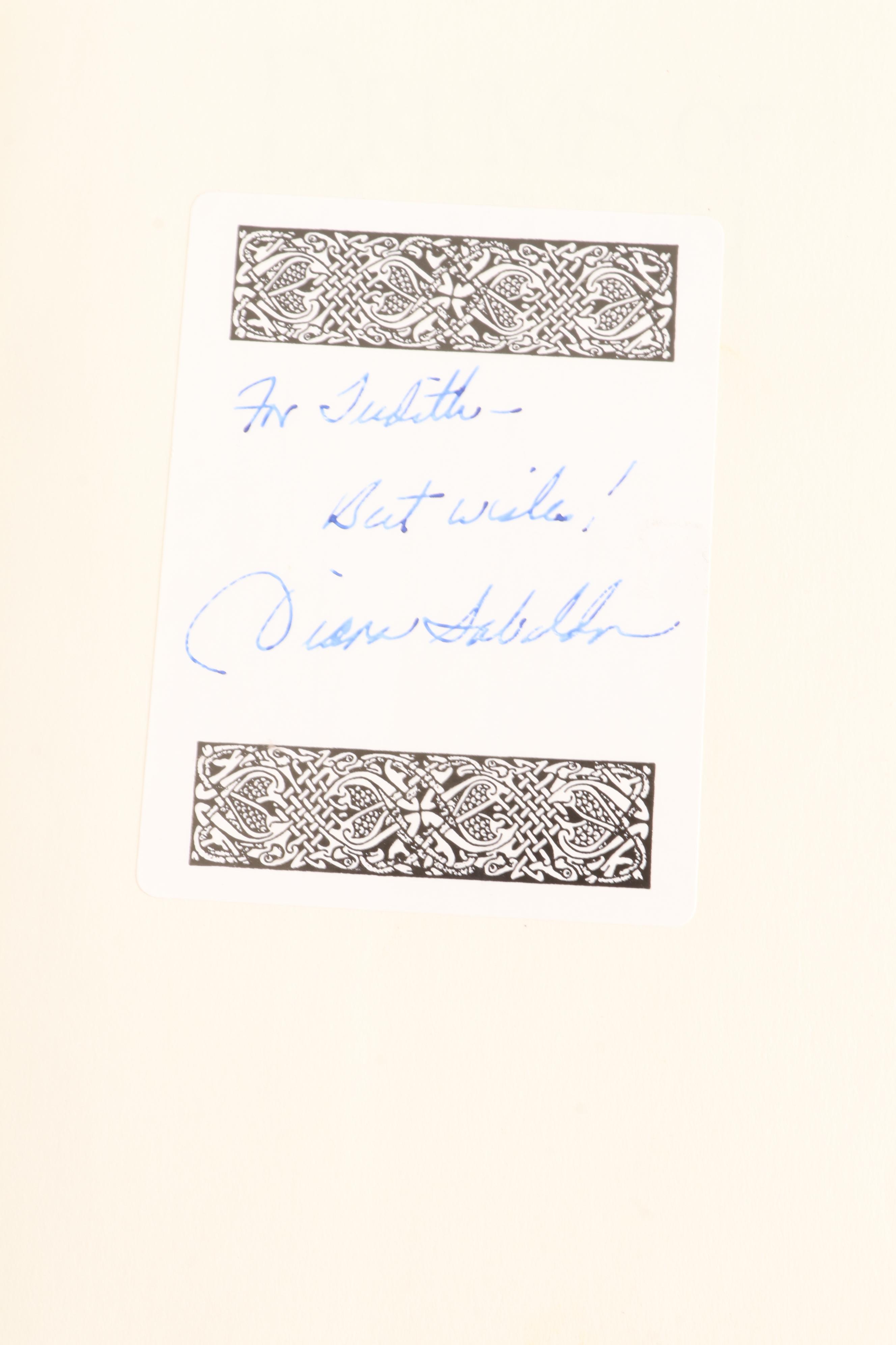 Signed First Edition "Outlander" and More Signed Diana Gabaldon Novels