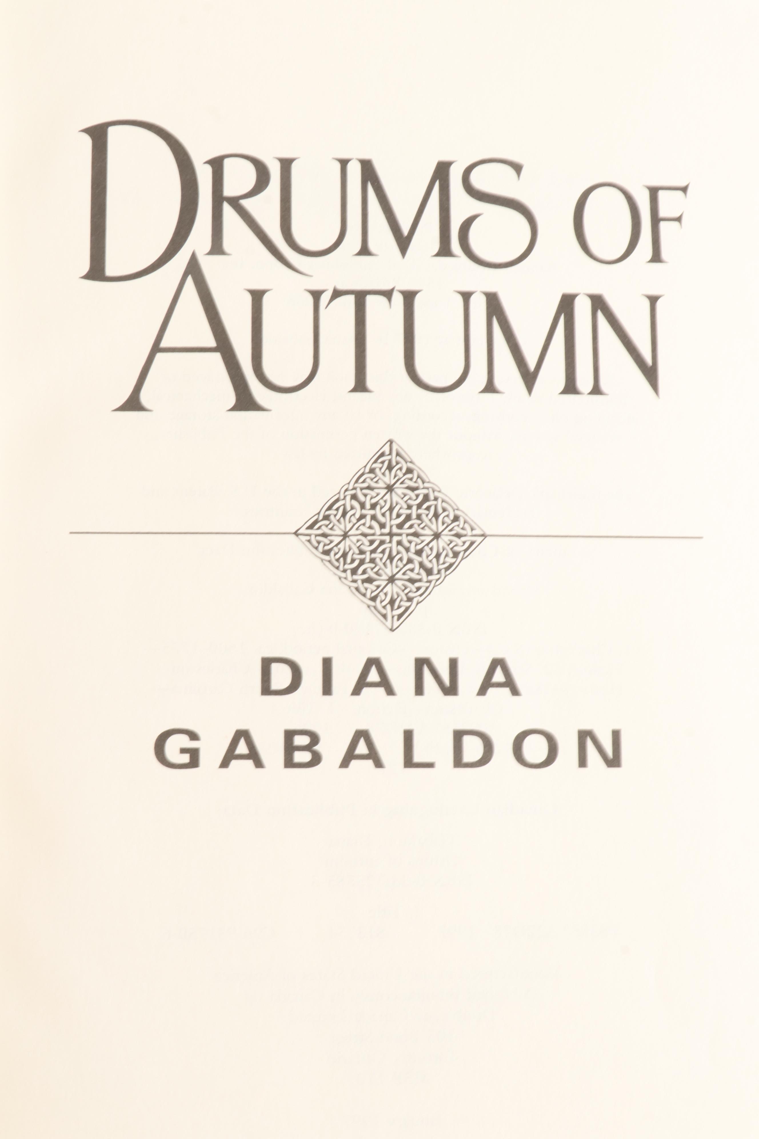 Signed First Edition "Outlander" and More Signed Diana Gabaldon Novels