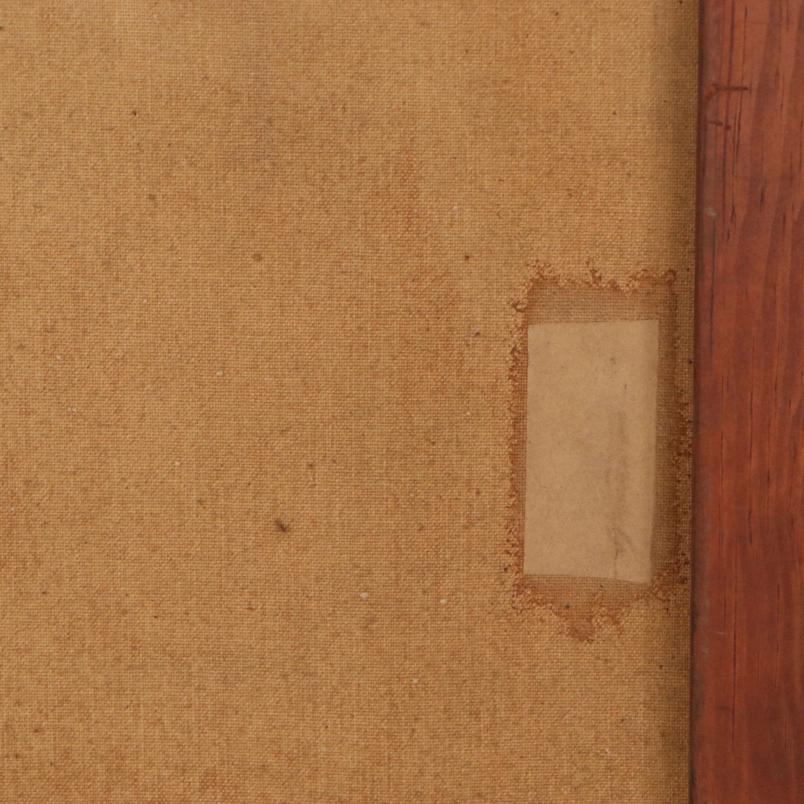 Bernice Fisher Stacy Modernist Figurative Oil Painting