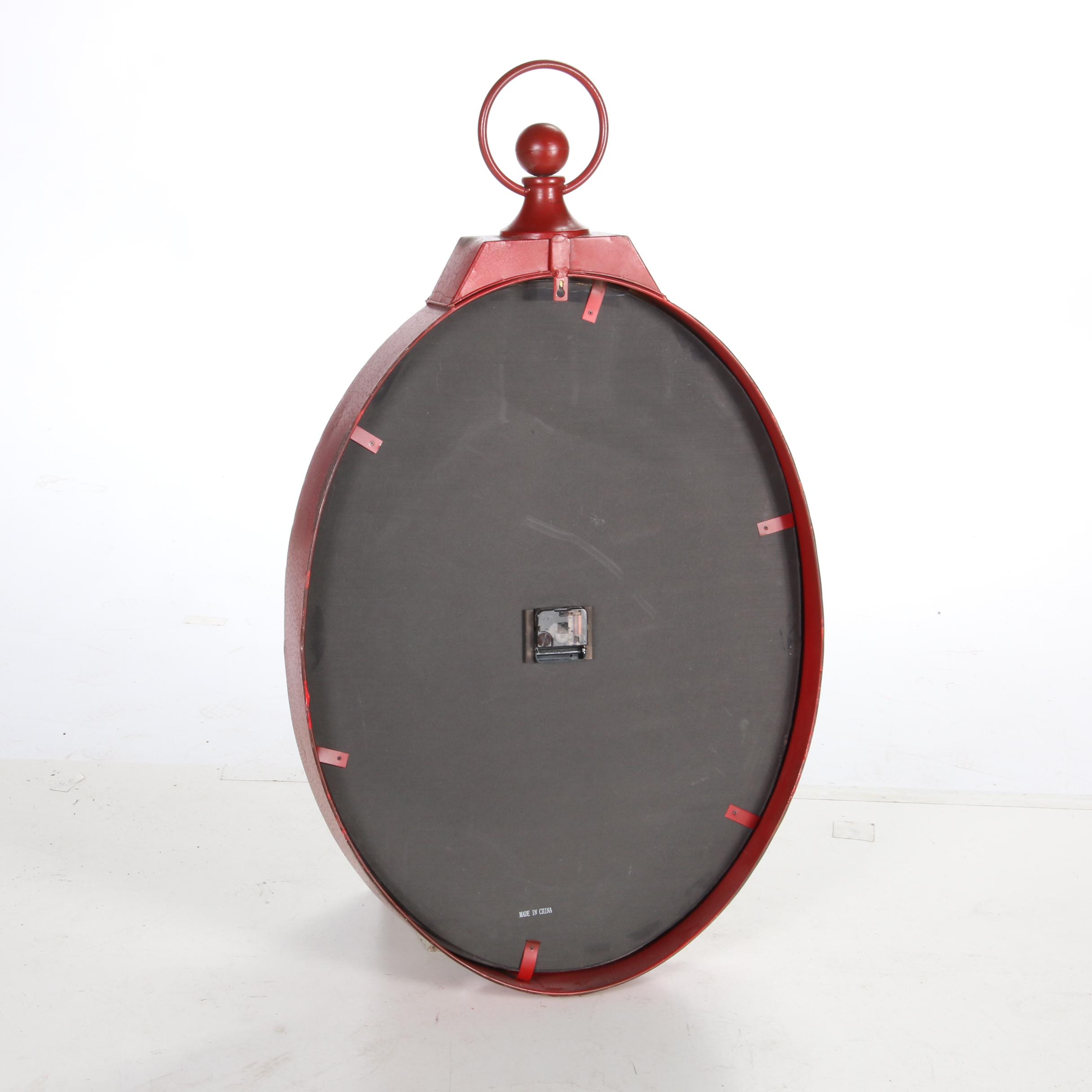 Pier 1 "Cafe de Marguerites" Oversized Pocket Watch Wall Clock