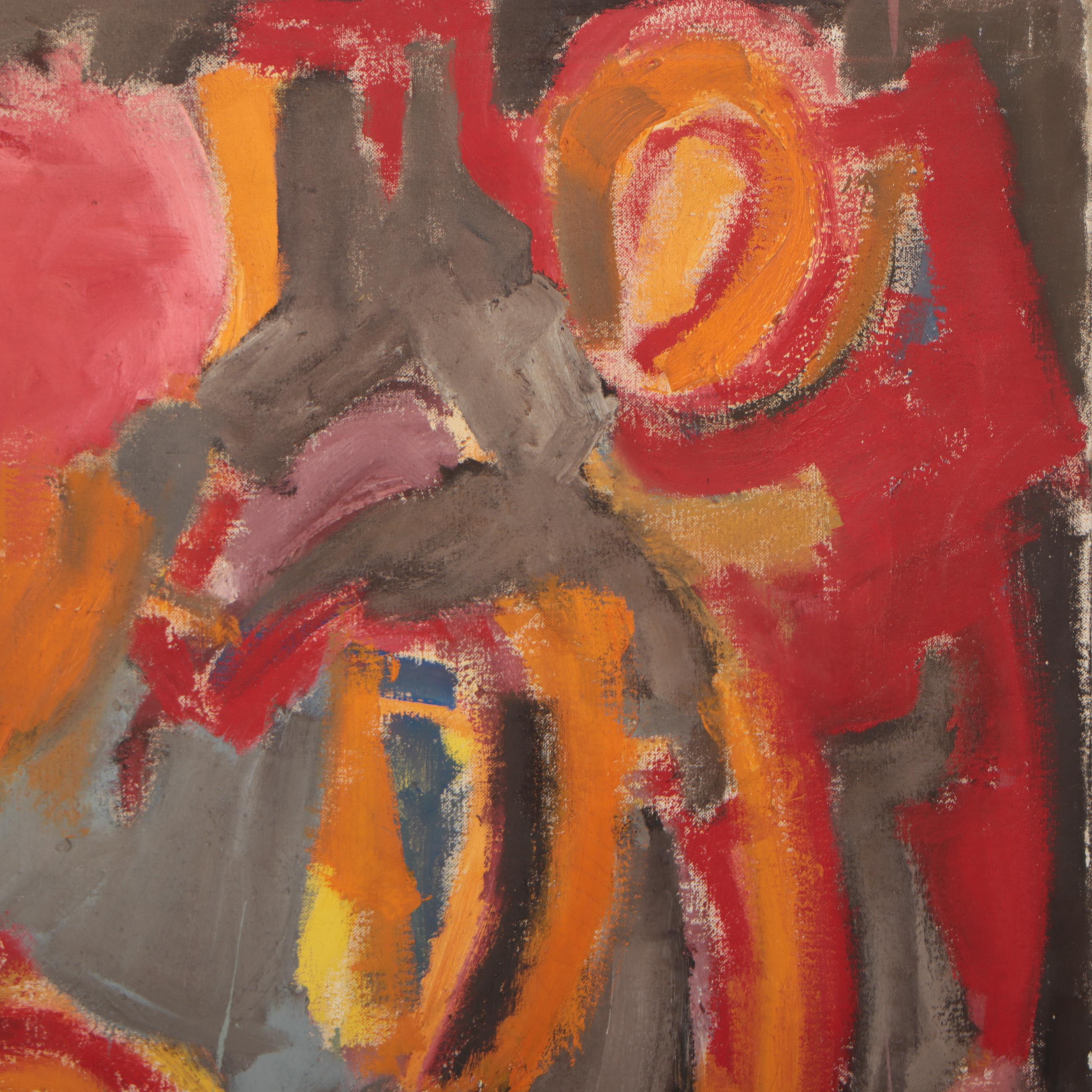 Bernice Fisher Abstract Oil Painting