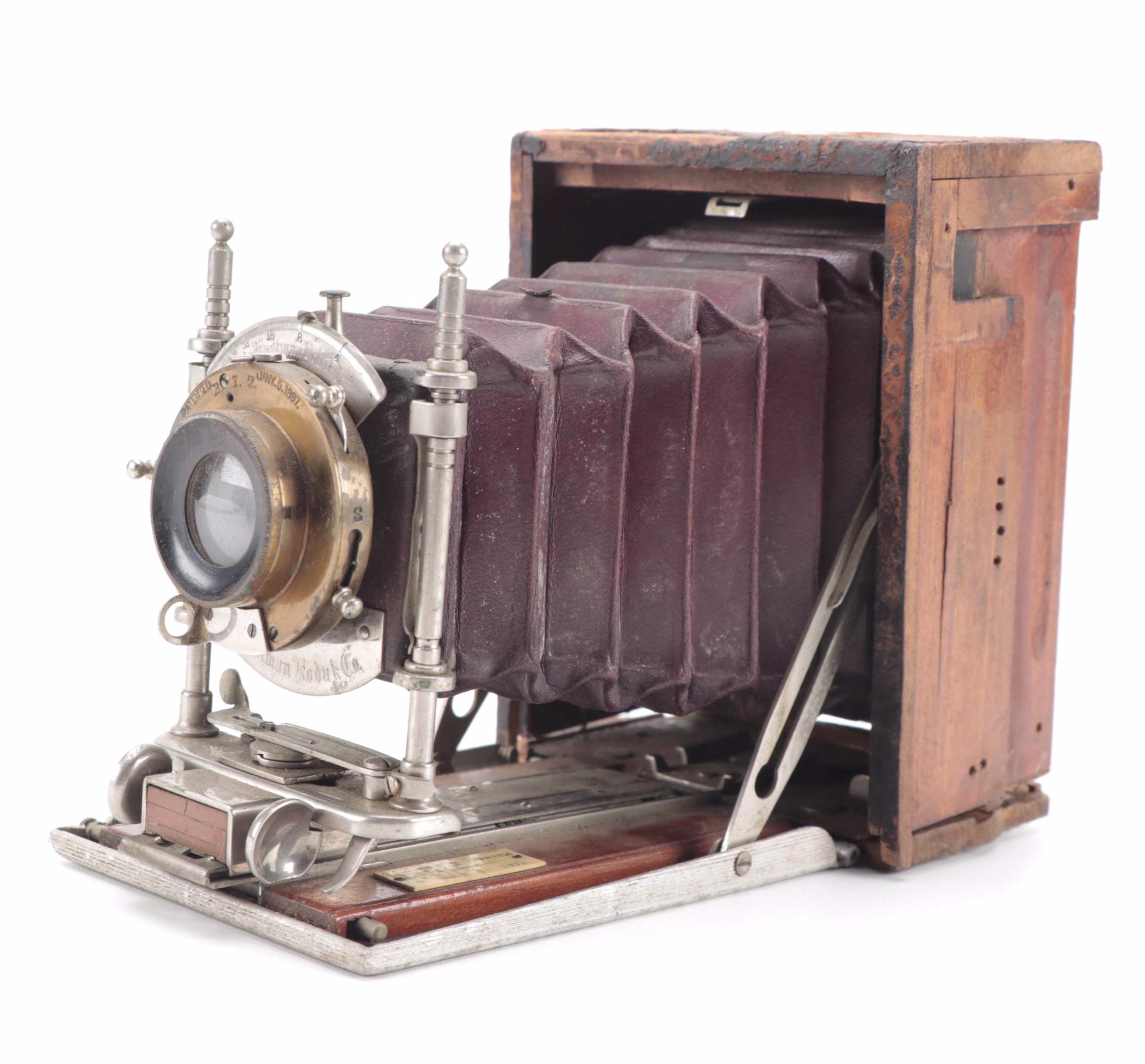 Conley View, Eastman Kodak No. 3 Cartridge Still Cameras, Folding Eastman Tripod