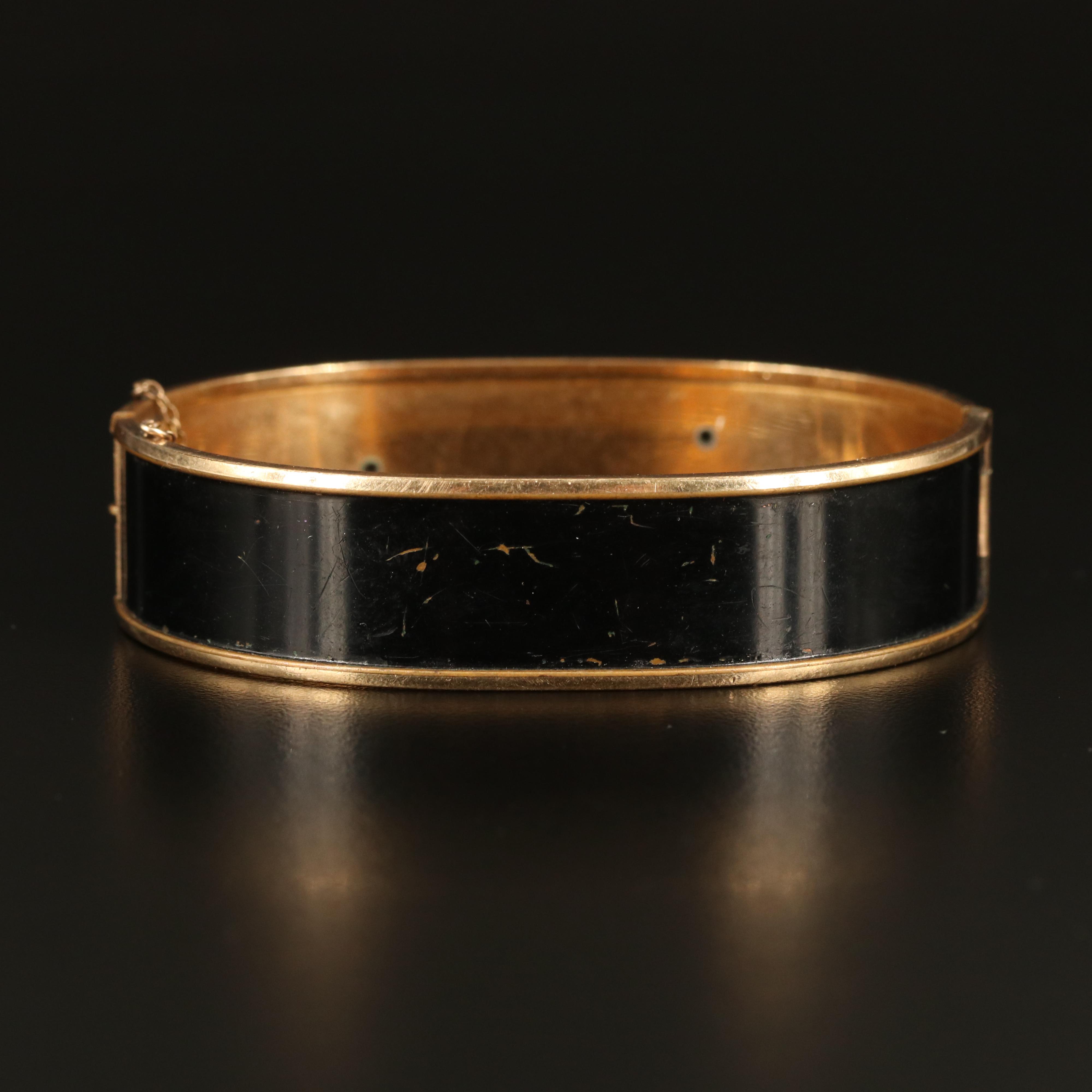 1930s Victorian Revival Binder Brother's Pearl Mourning Bracelet