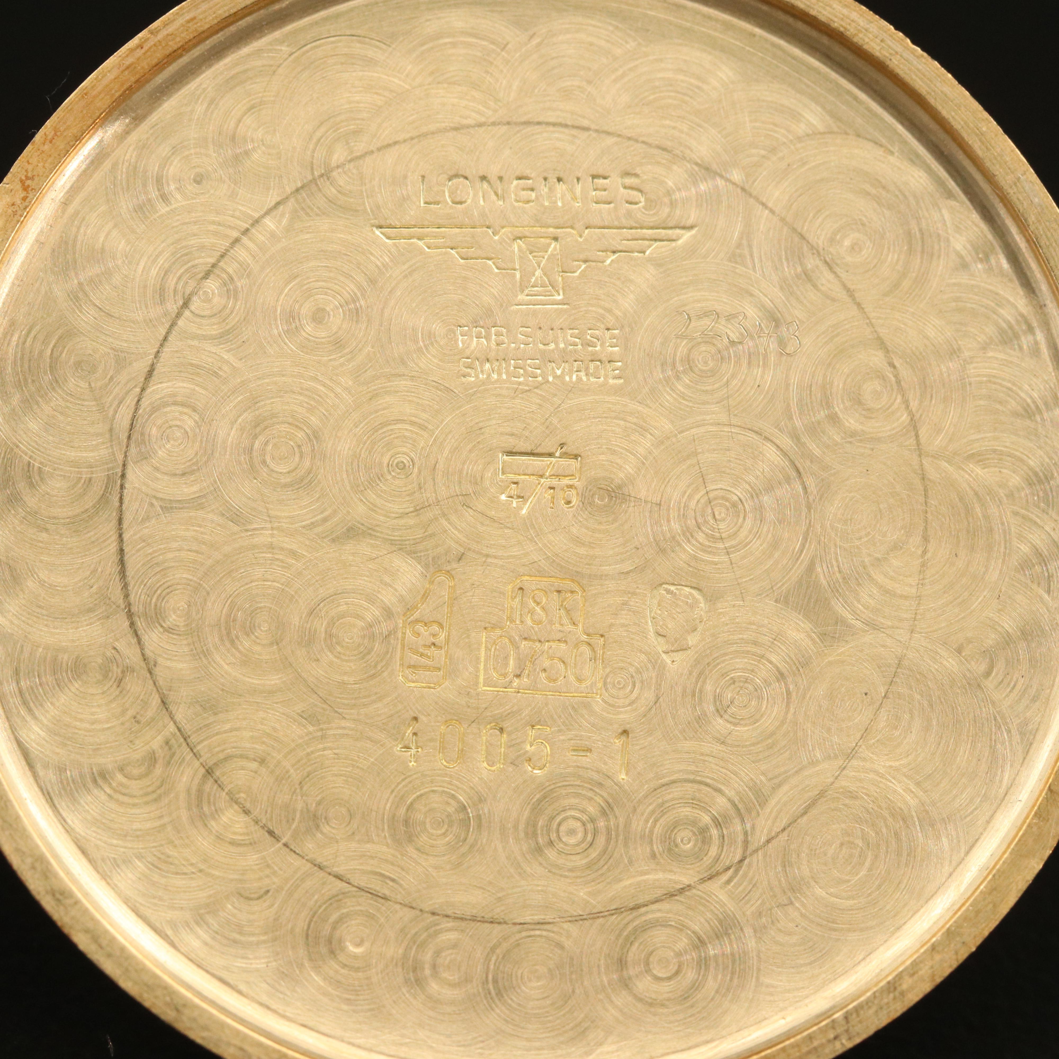 Vintage Longines Flagship HF 18K Gold Automatic Watch